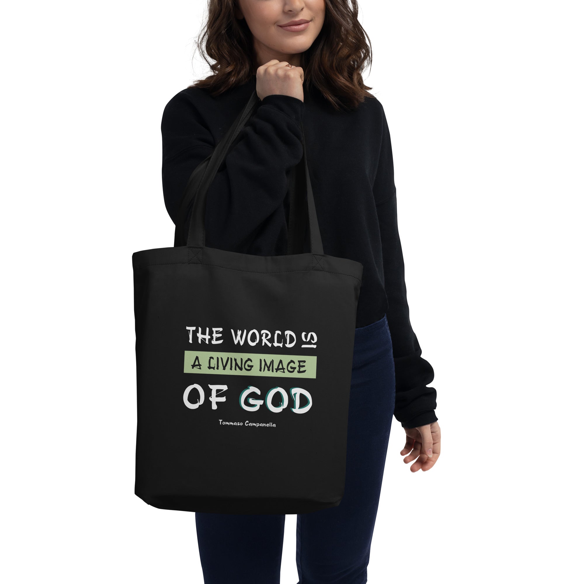 Eco Tote Bag - Tommaso Campanella Quotes