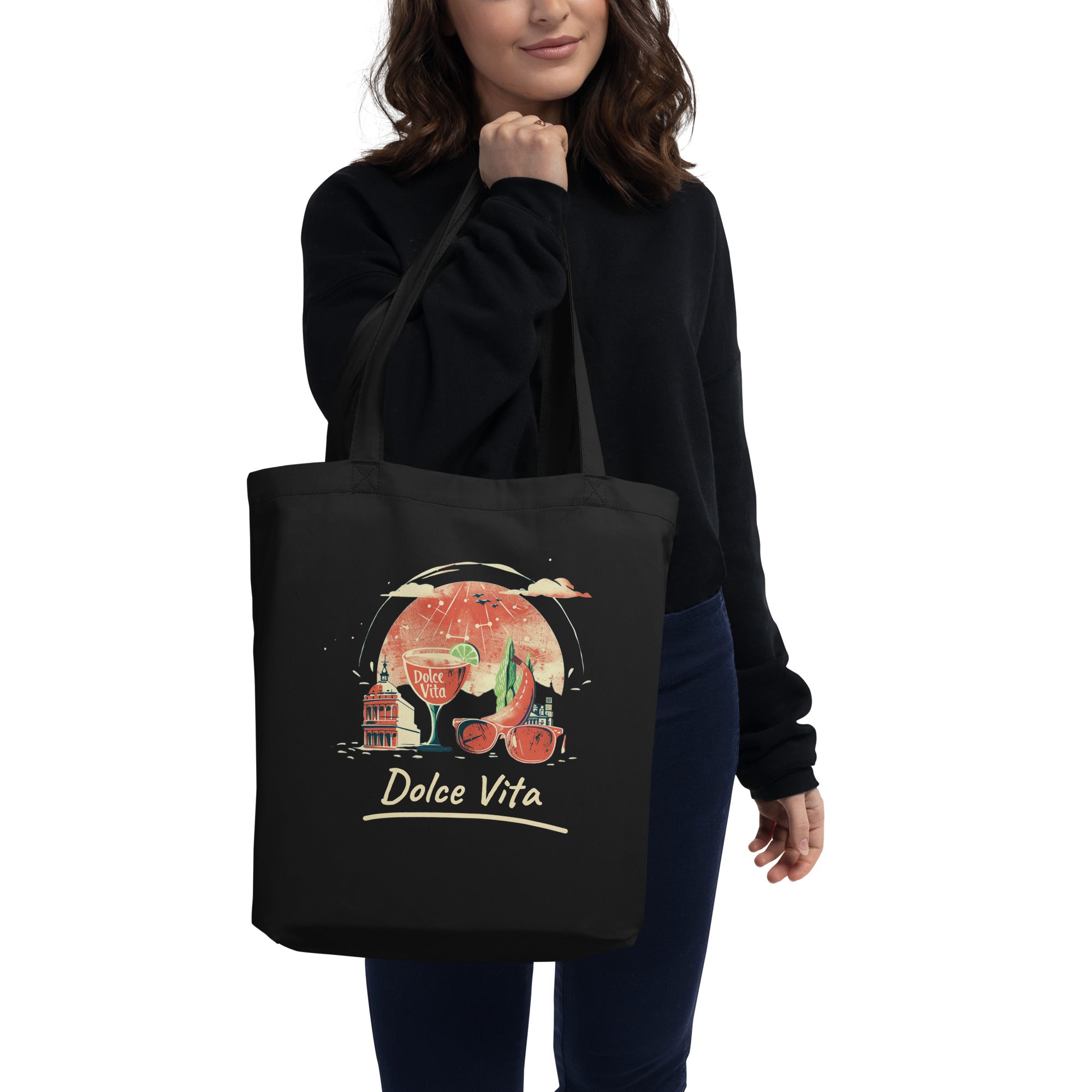 Eco Tote Bag - Italian Culture. Dolce Vita