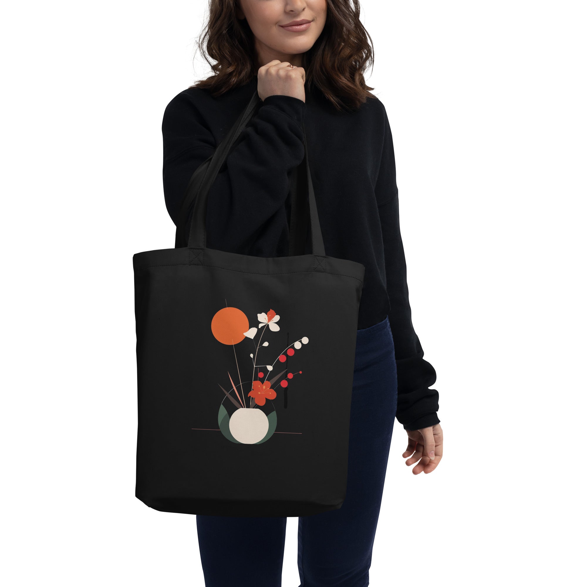 Eco Tote Bag - Ikebana, Flower Arranging Art