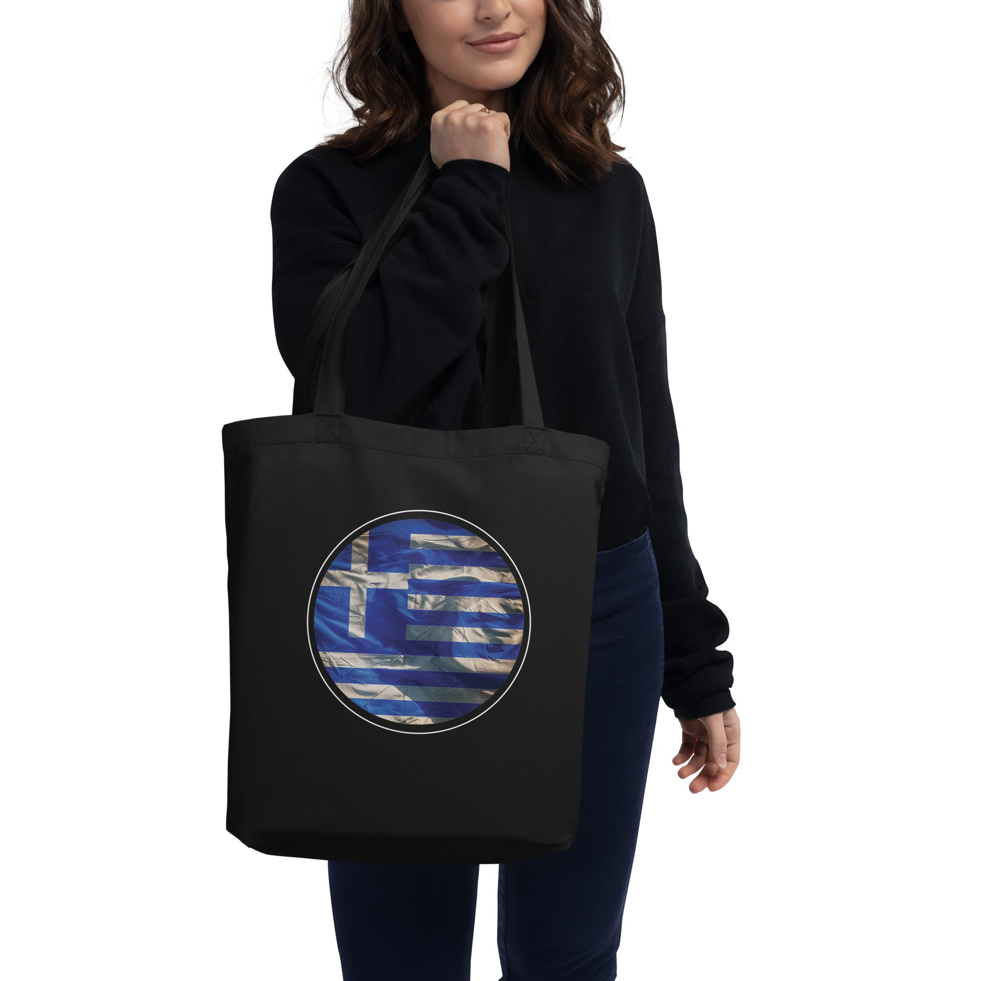 Eco Tote Bag - Greece Flag