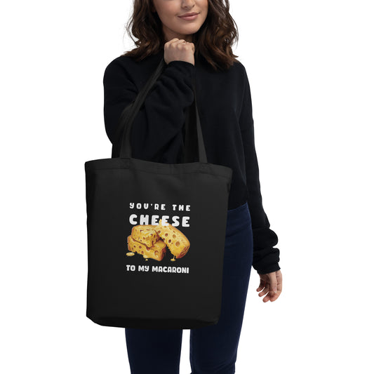 Eco Tote Bag - French Cheese Quotes