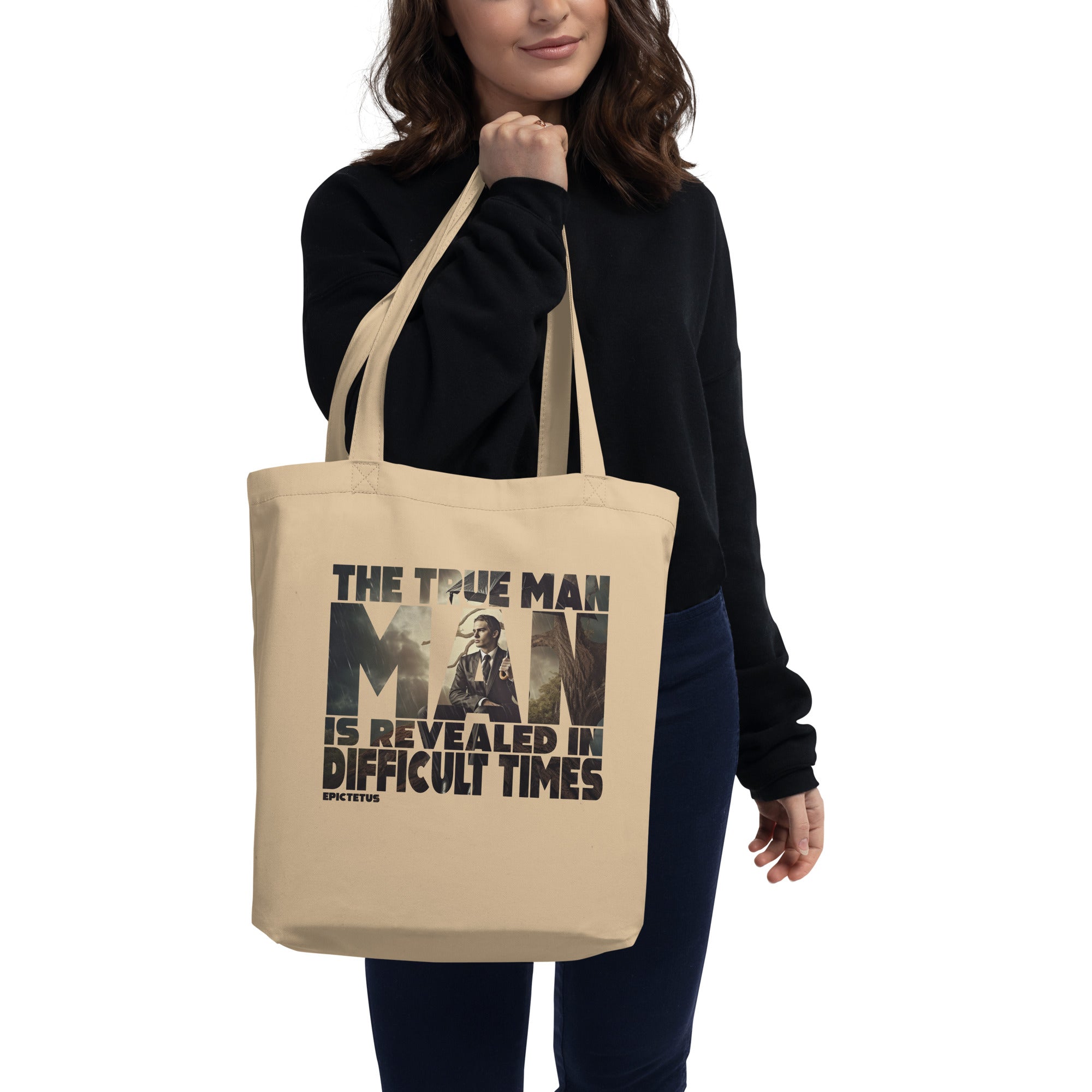 Eco Tote Bag - Epictetus quotes