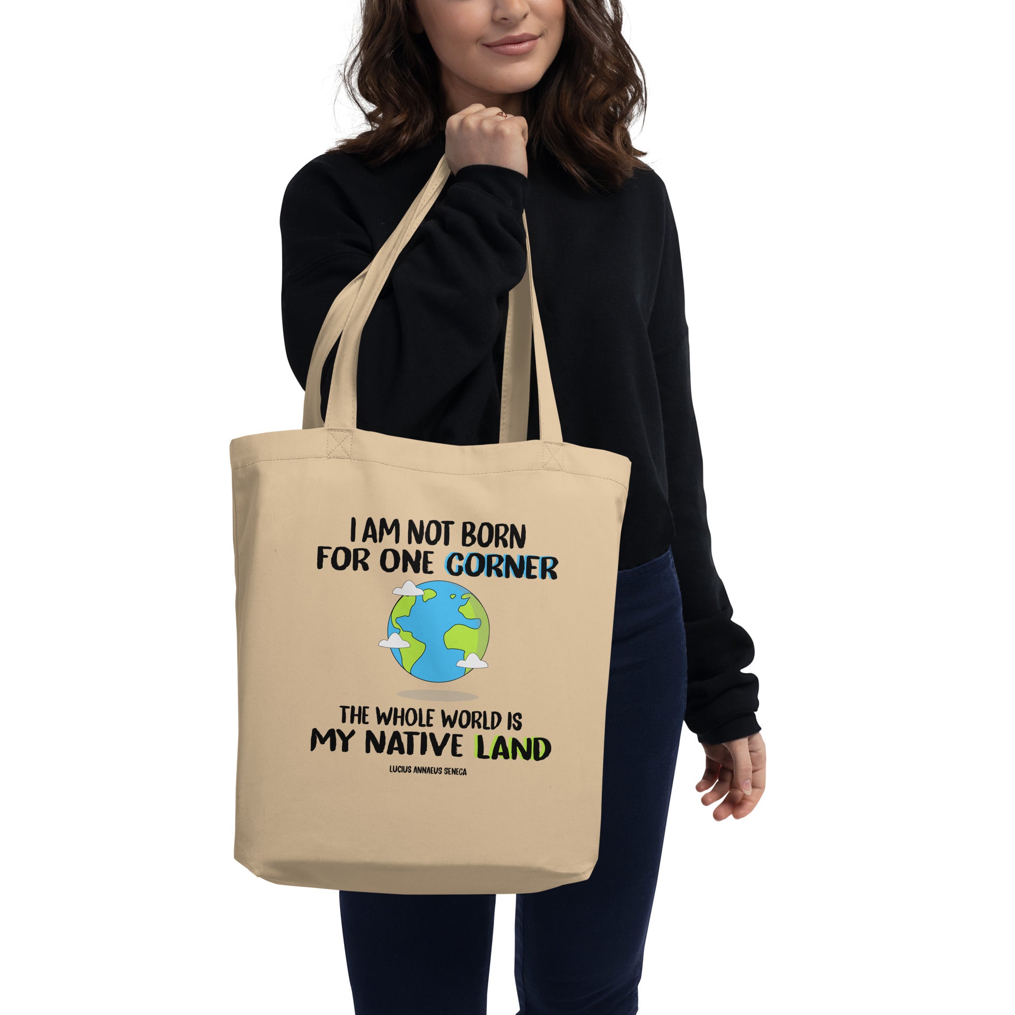 Eco Tote Bag - Lucius Annaeus Seneca quotes