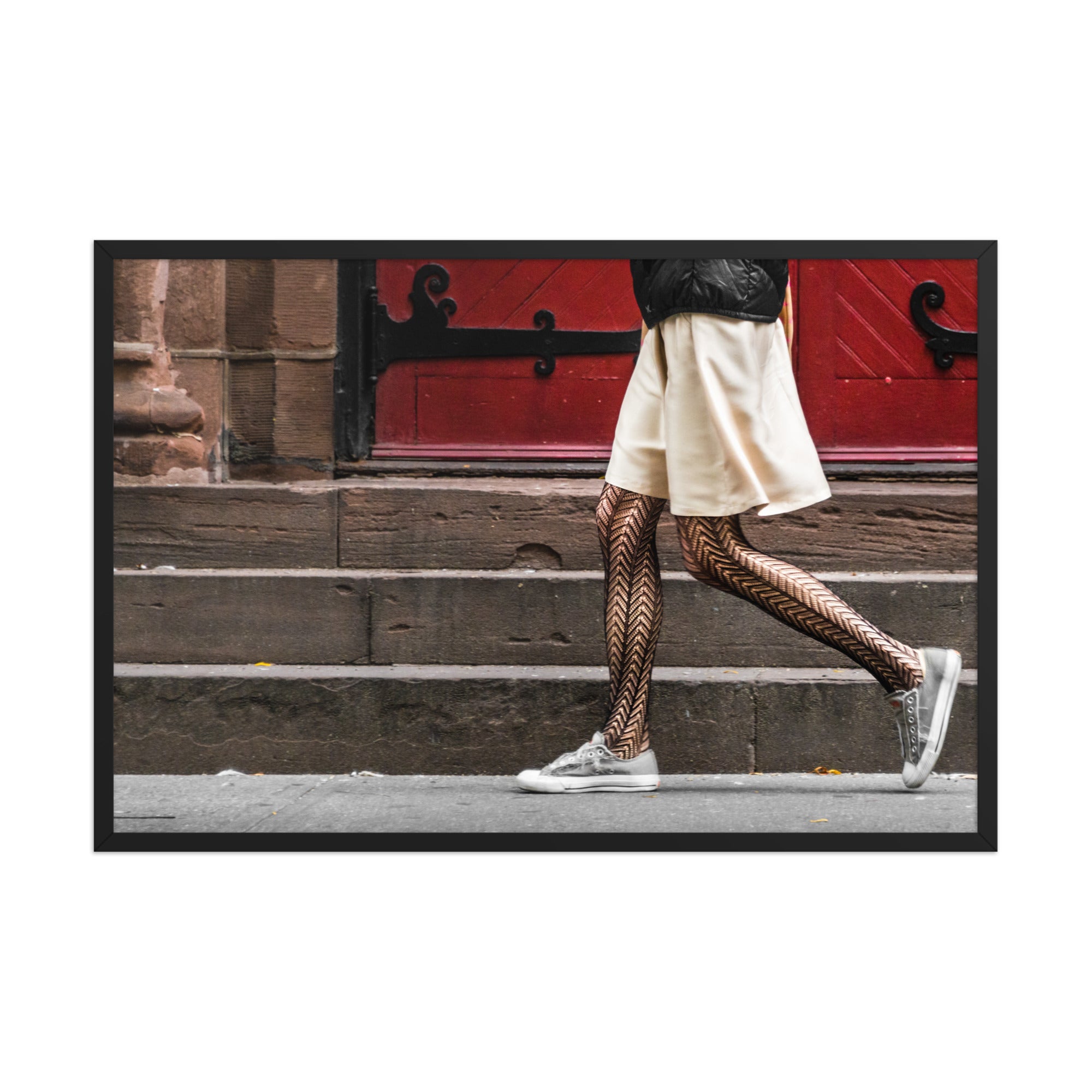 Framed photo poster of Steps Forward photography by Bardia Azizi