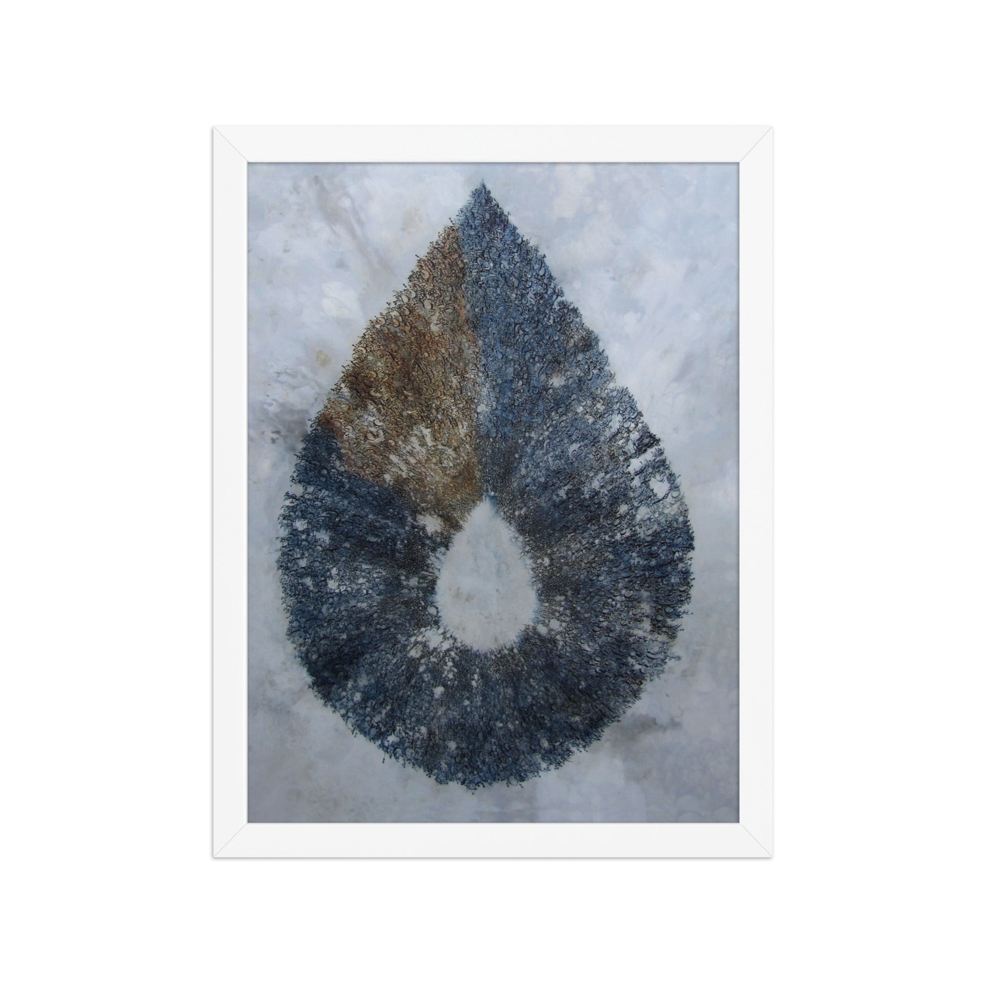 Framed photo paper poster "Poetic Drop" design