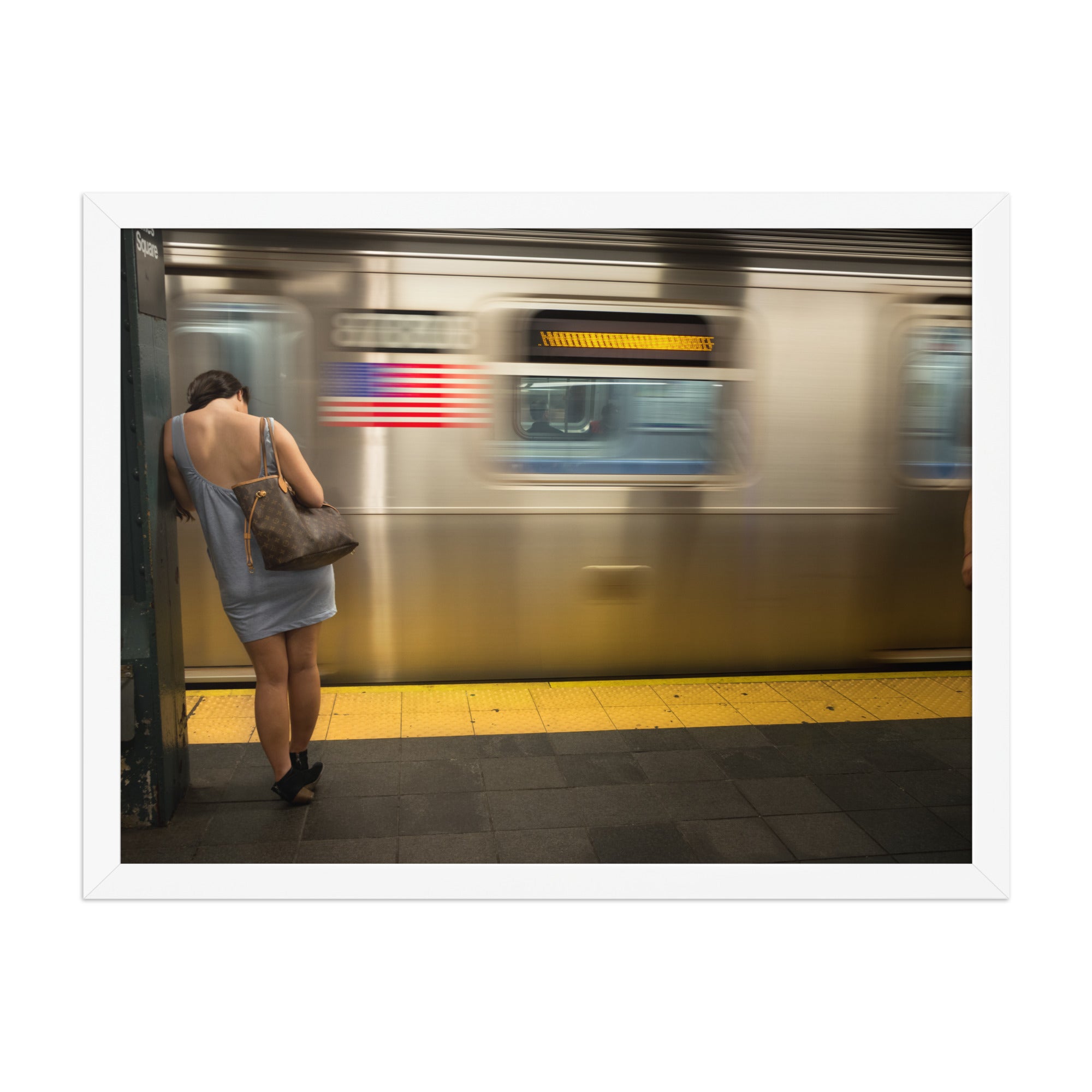 Framed photo poster of Station Scene photography by Bardia Azizi