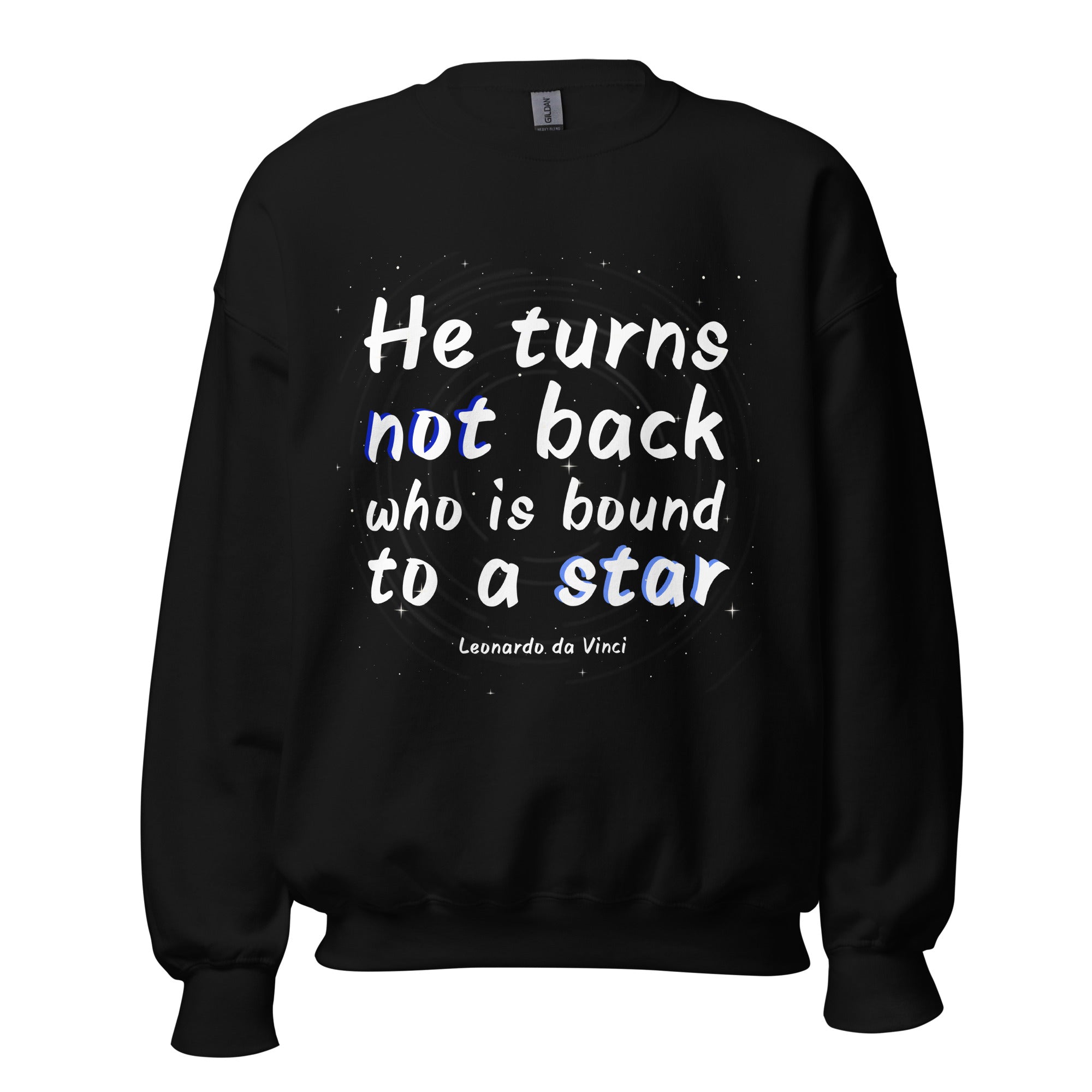 Unisex Sweatshirt - Leonardo da Vinci quotes