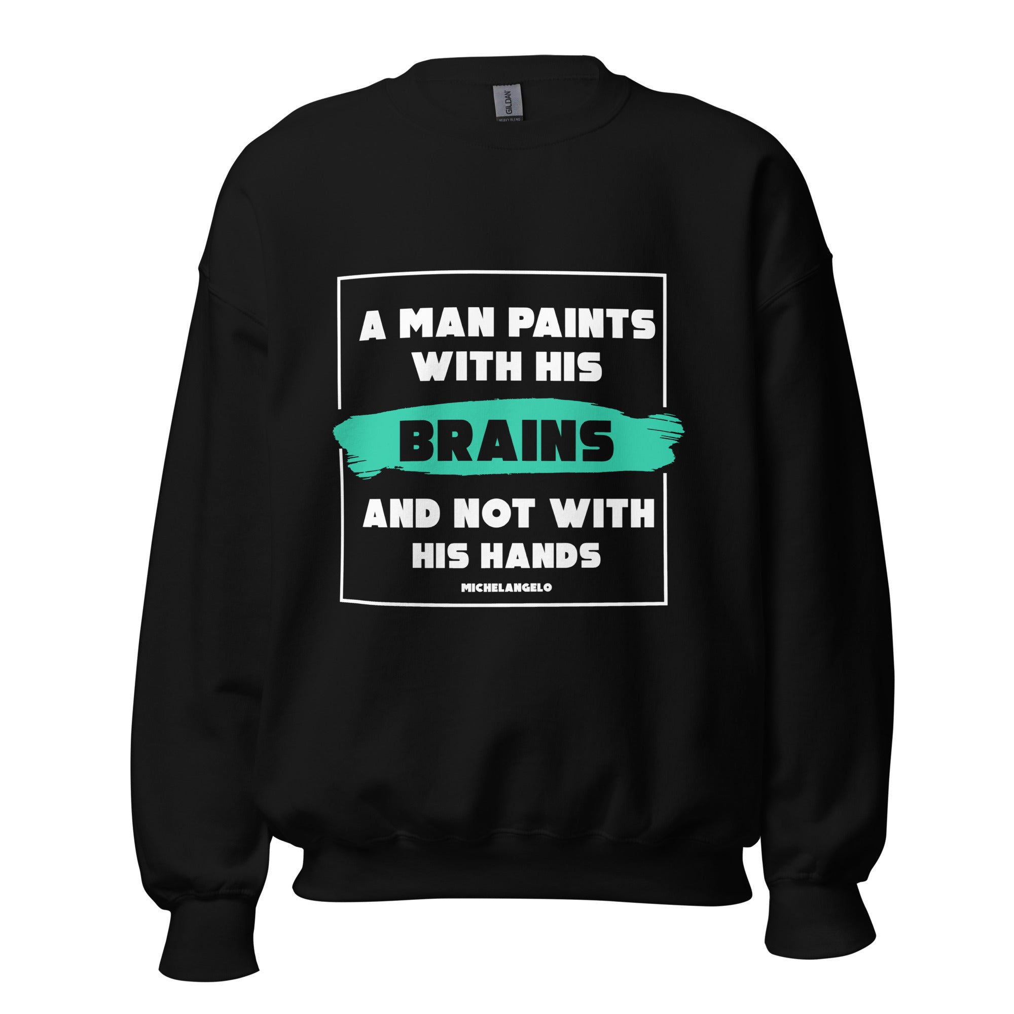 Unisex Sweatshirt - Michelangelo quotes