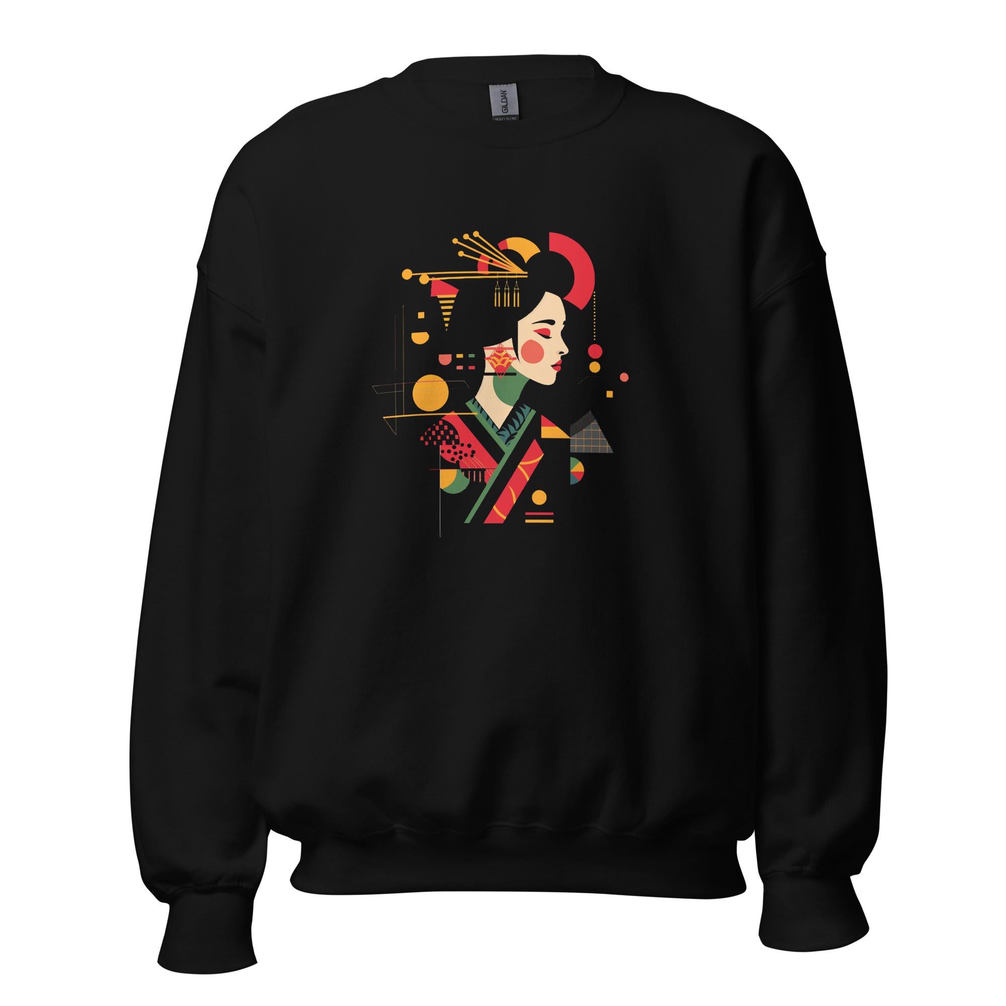 Unisex Sweatshirt - Side Face Geisha