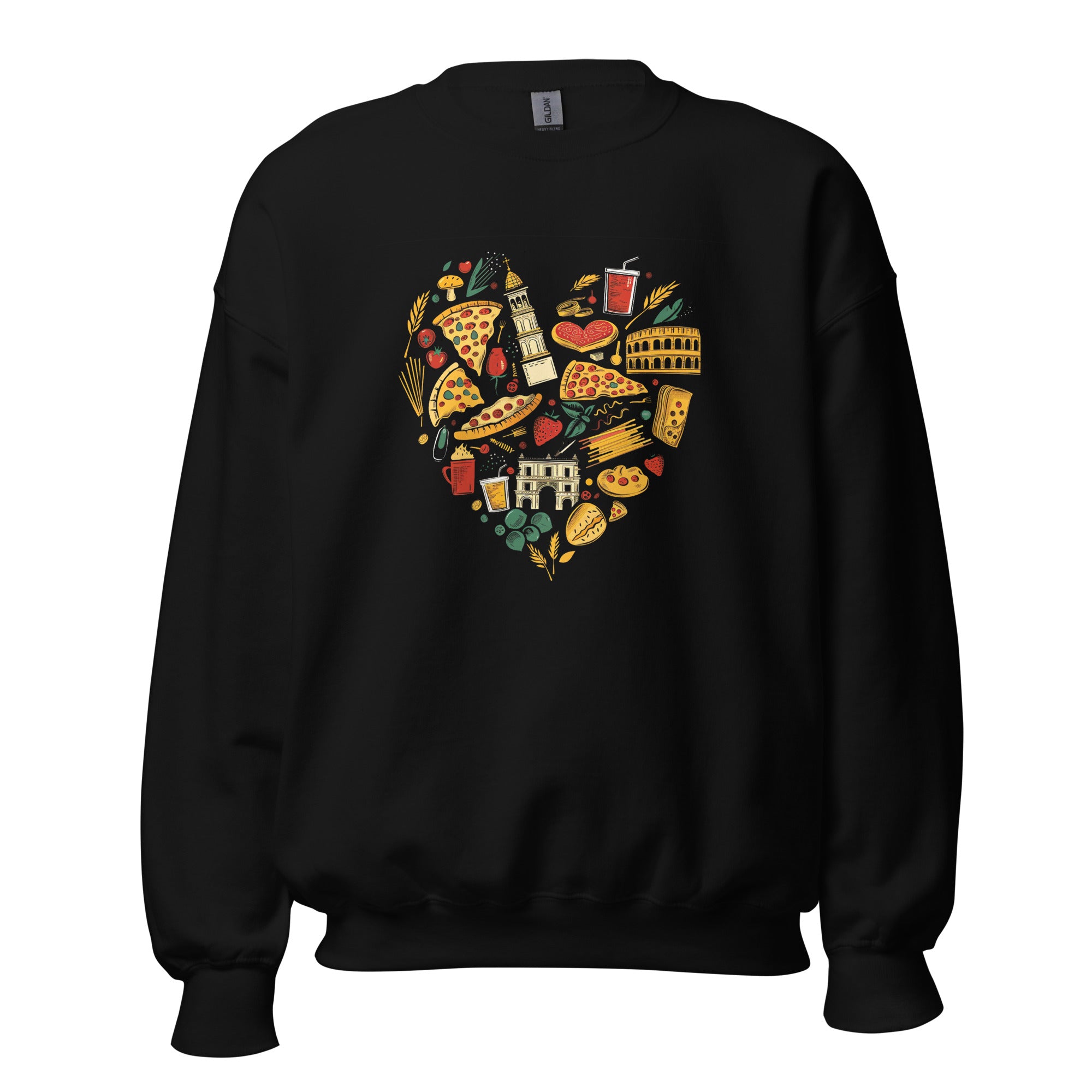 Unisex Sweatshirt - Italian Culture Symbols