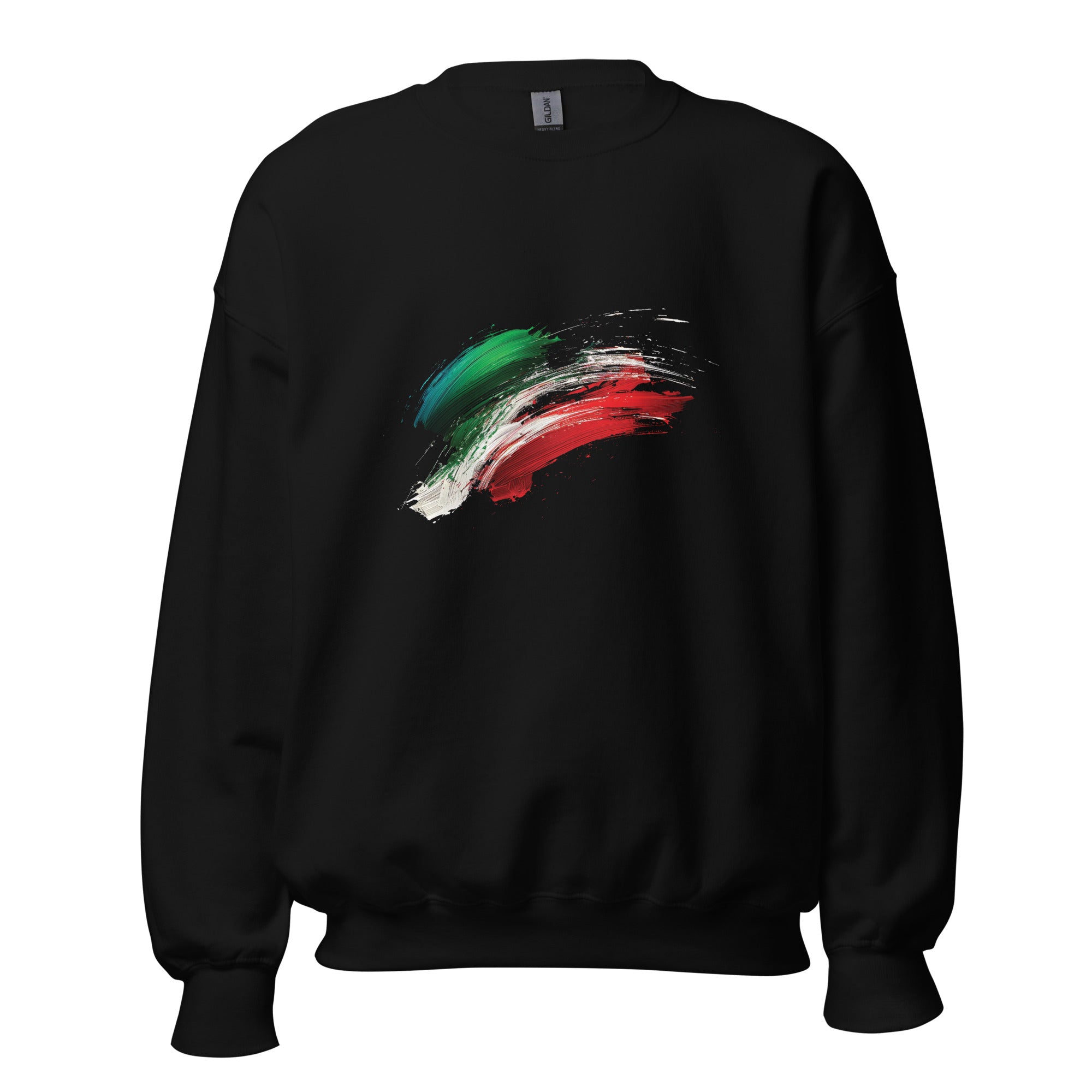 Unisex Sweatshirt - Italian Flag Splash colors