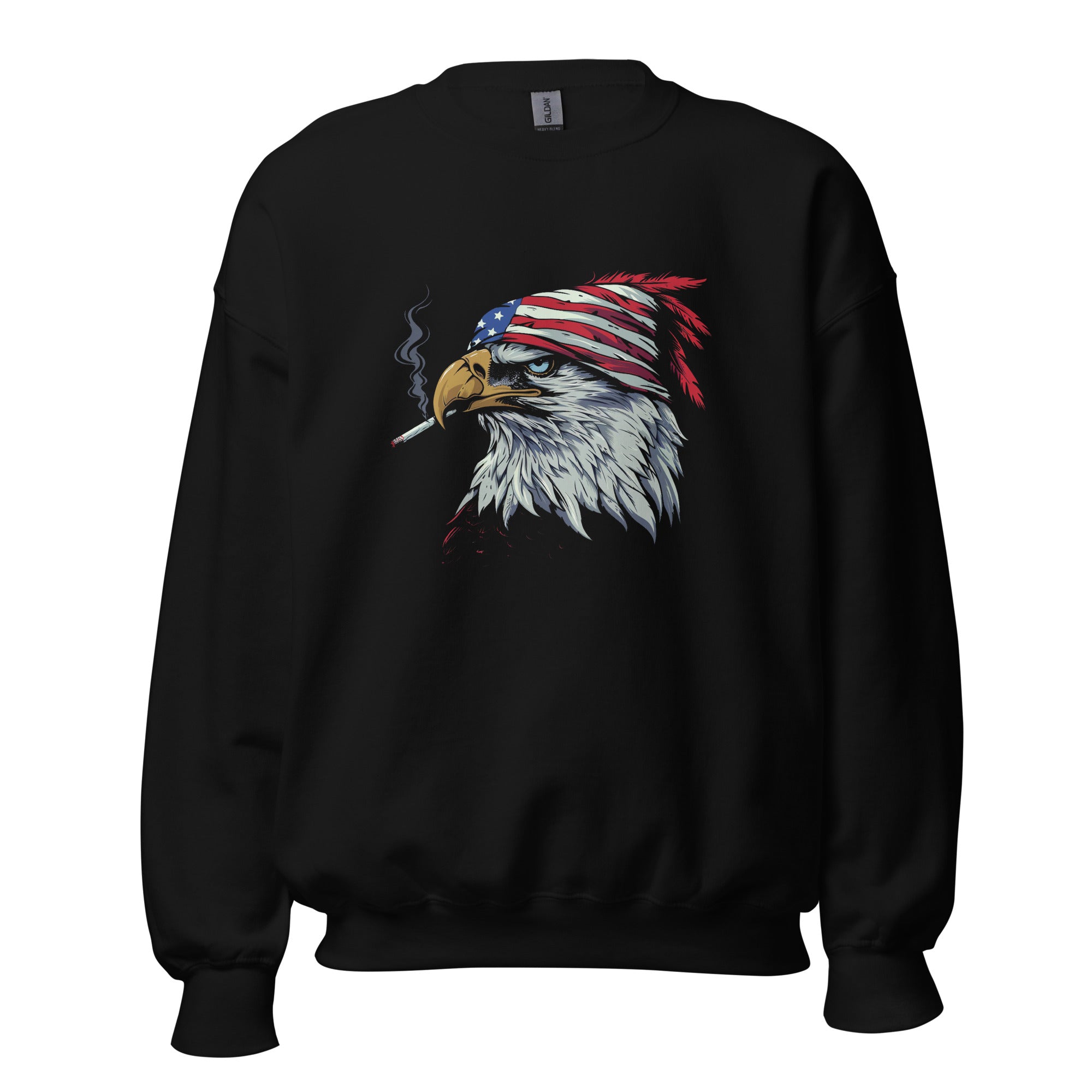 Unisex Sweatshirt - Smoking American Eagle