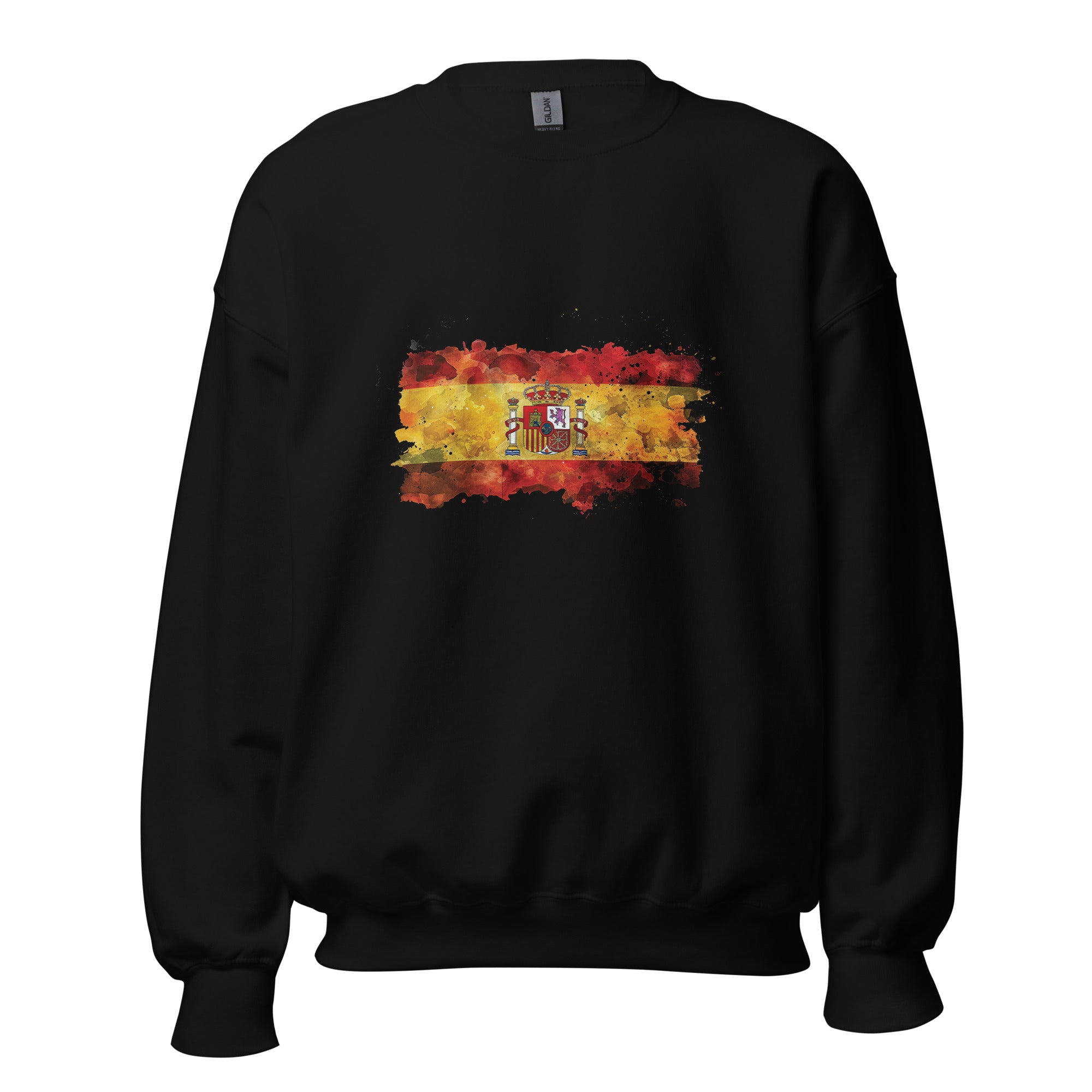 Unisex Sweatshirt - Watercolor Flag of Spain