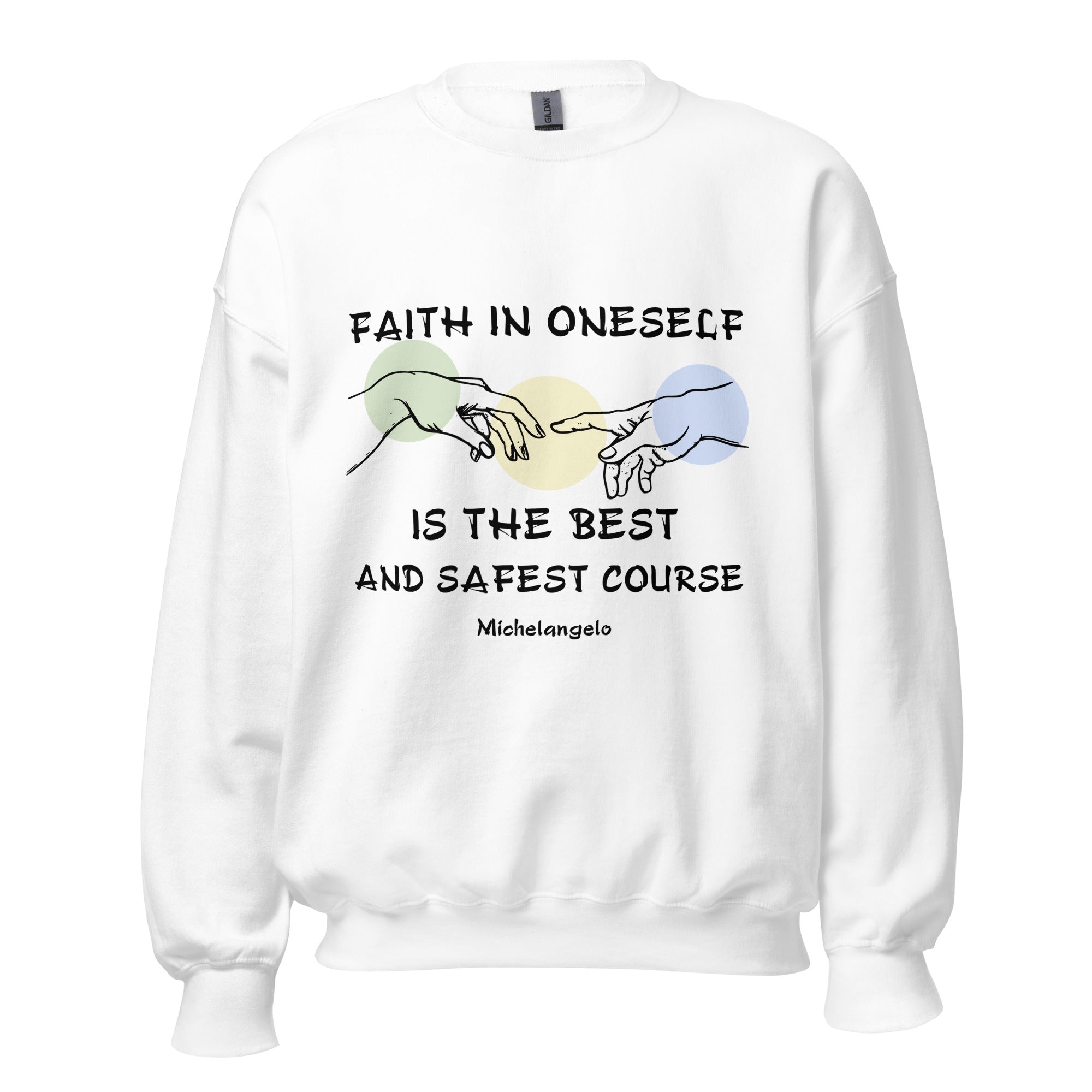 Unisex Sweatshirt - Michelangelo quotes