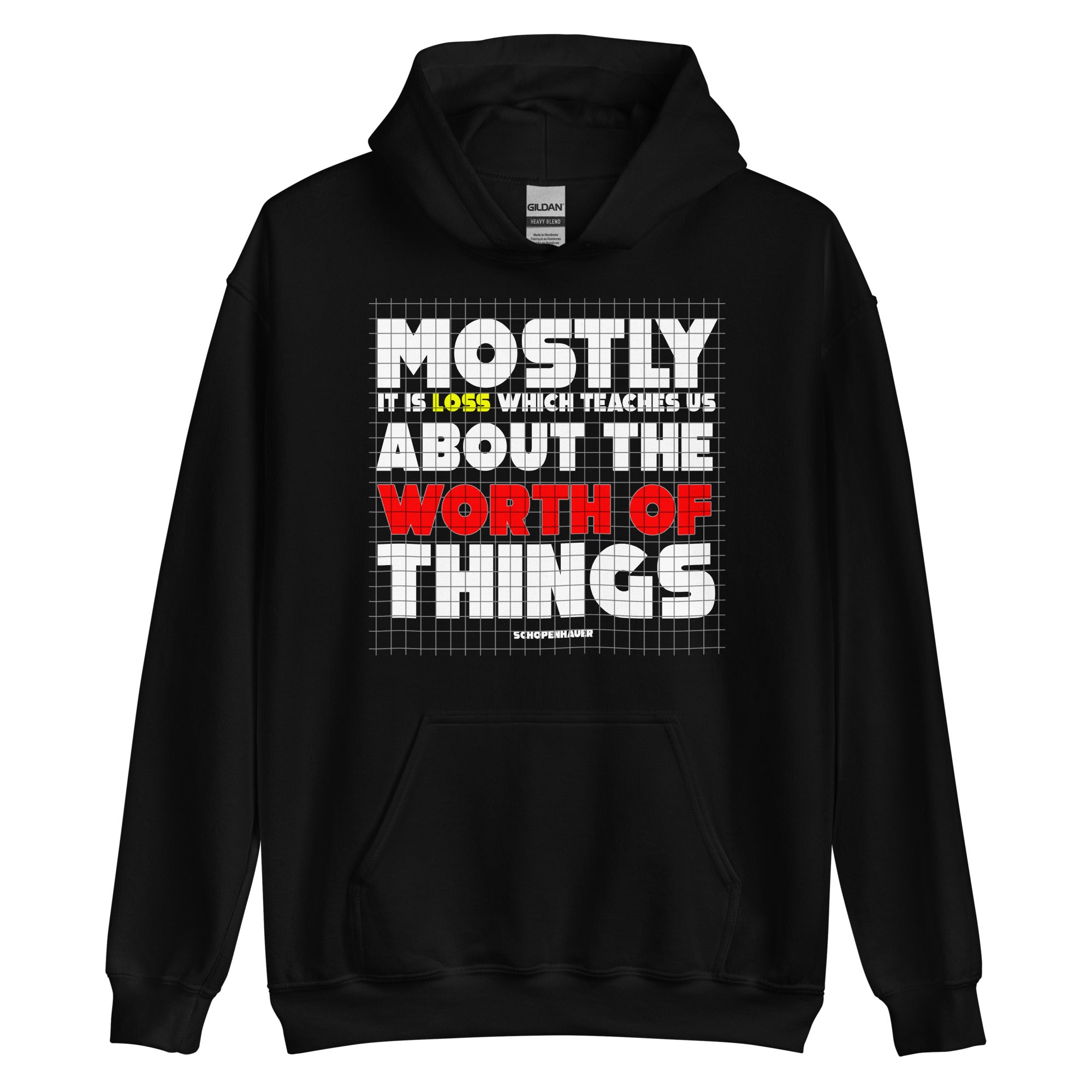 Unisex Hoodie -  Arthur Schopenhauer quotes