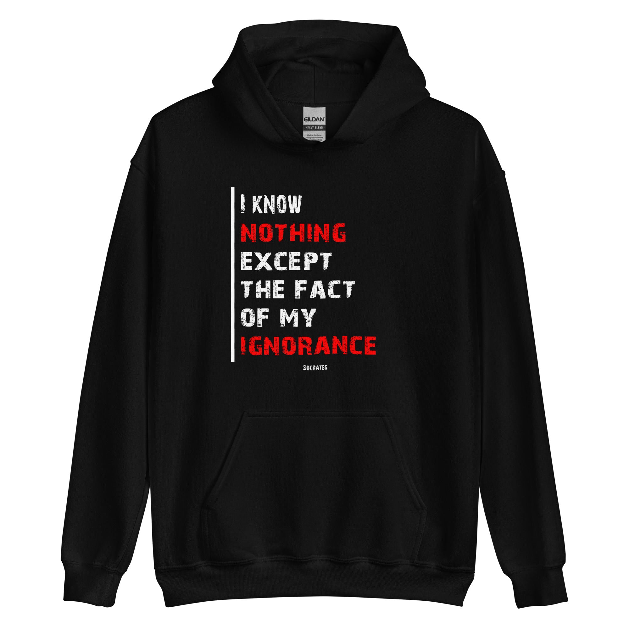 Unisex Hoodie - Socrates  quotes