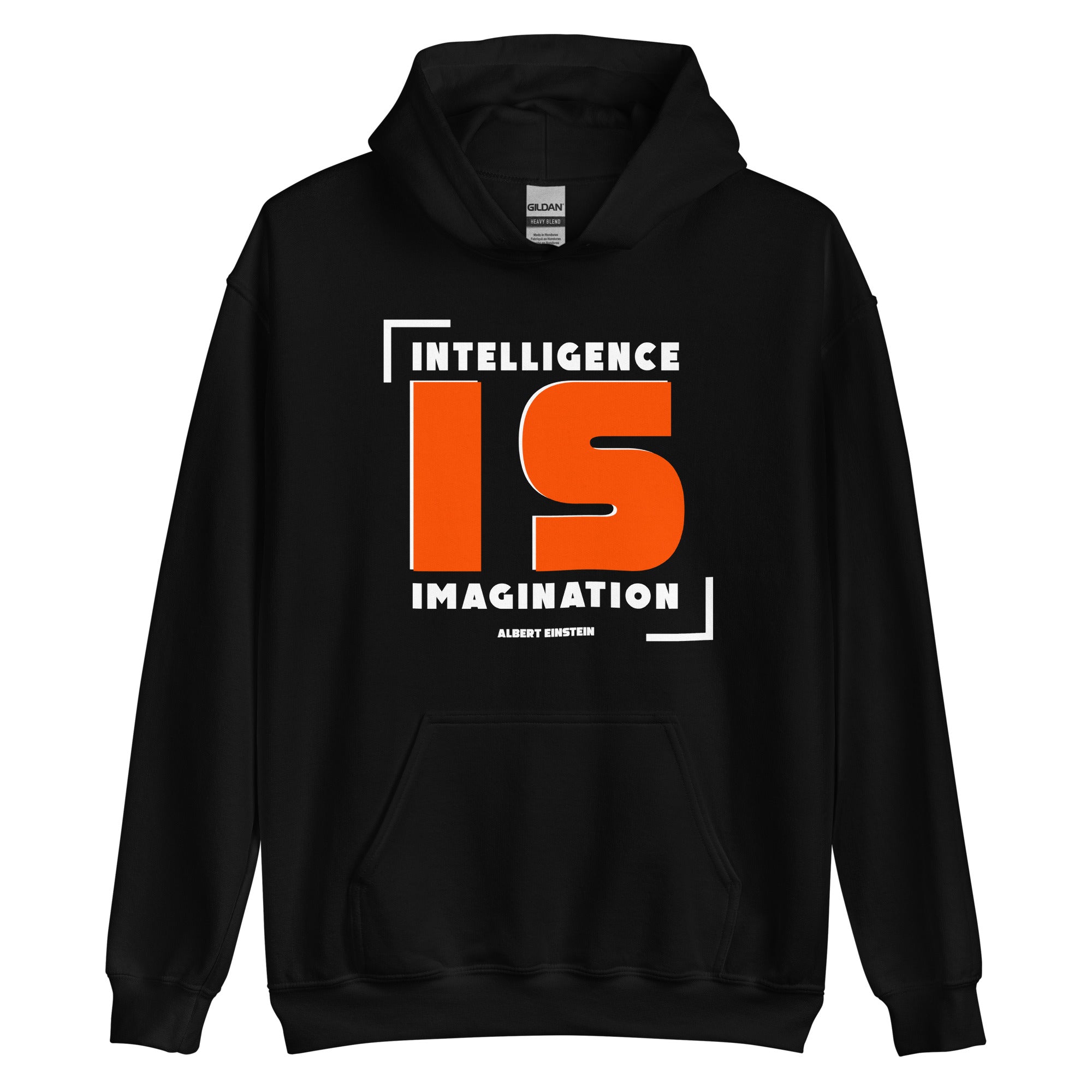 Unisex Hoodie - Albert Einstein quotes, “ Intelligence is imagination”