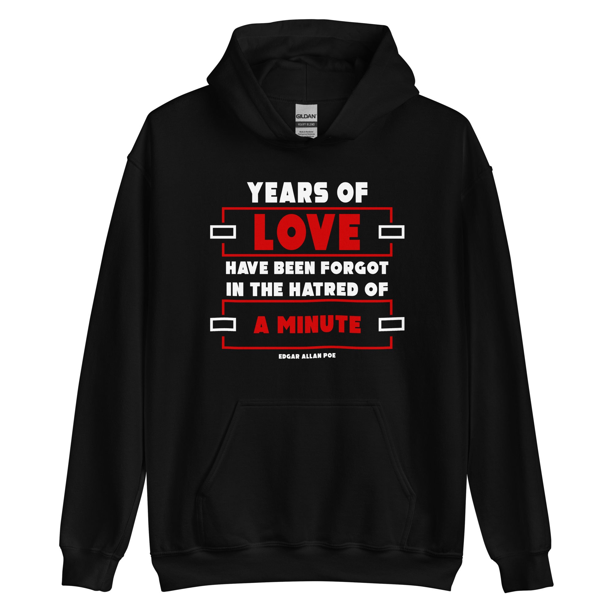 Unisex Hoodie - Edgar Allan Poe quotes