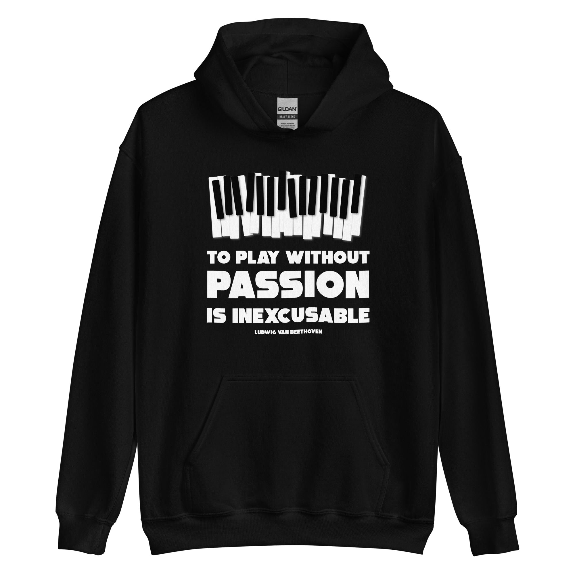 Unisex Hoodie -  Ludwig van Beethoven quotes