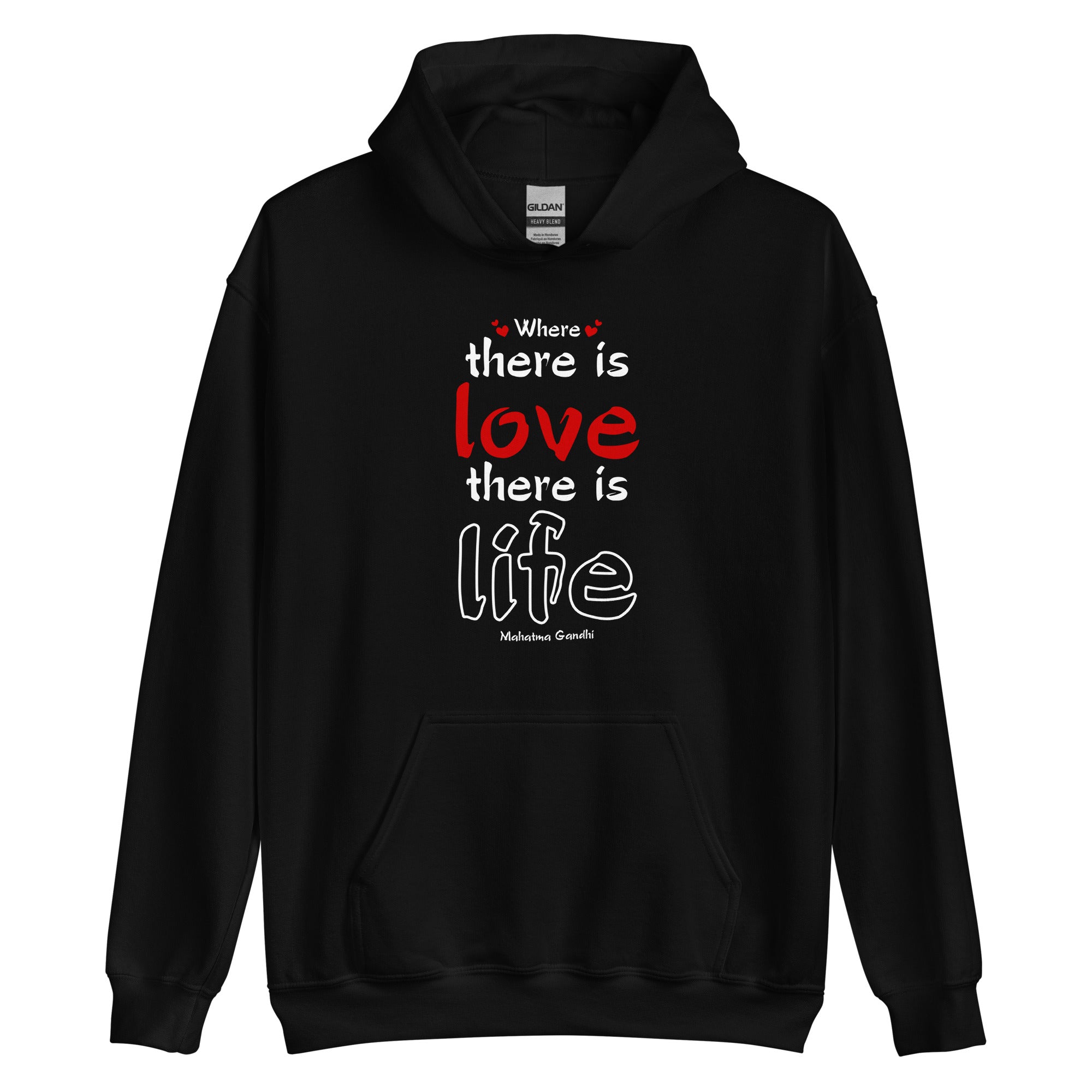 Unisex Hoodie - Mahatma Gandhi quotes