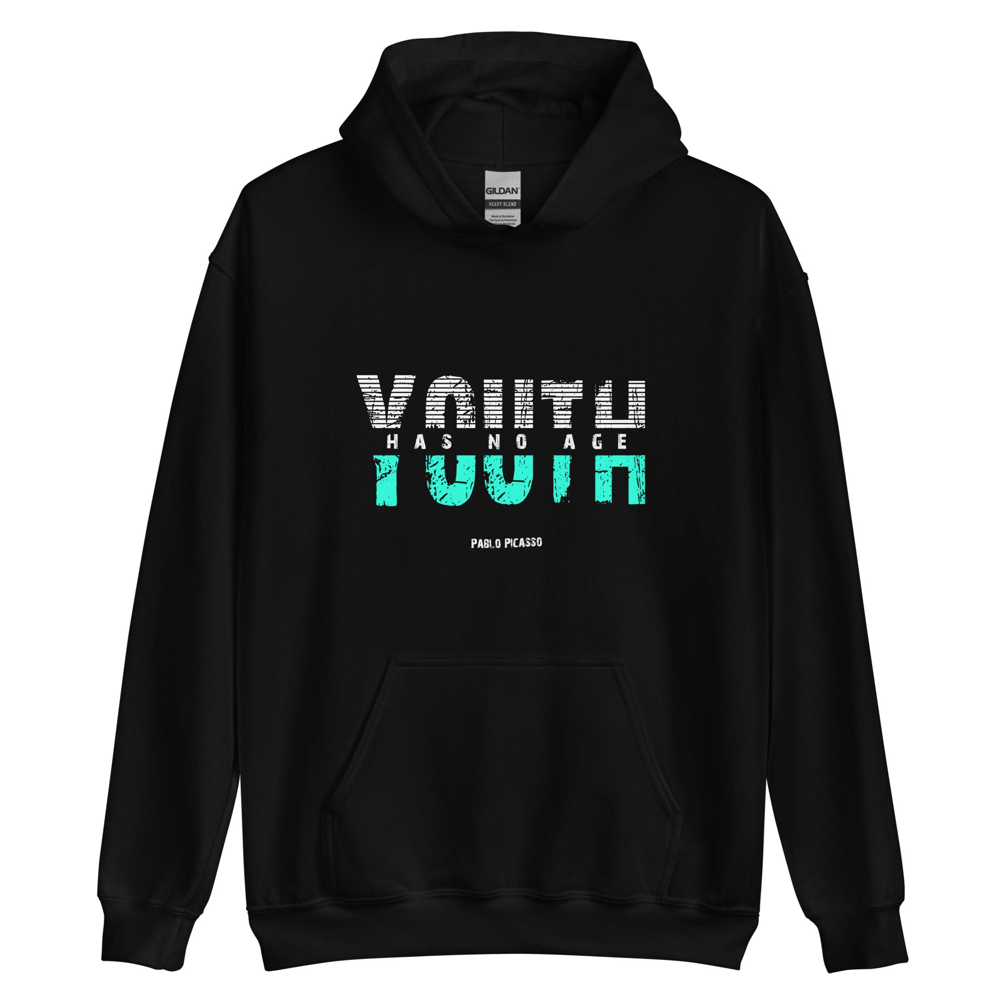 Unisex Hoodie - Pablo Picasso Quotes, "Youth has no age."