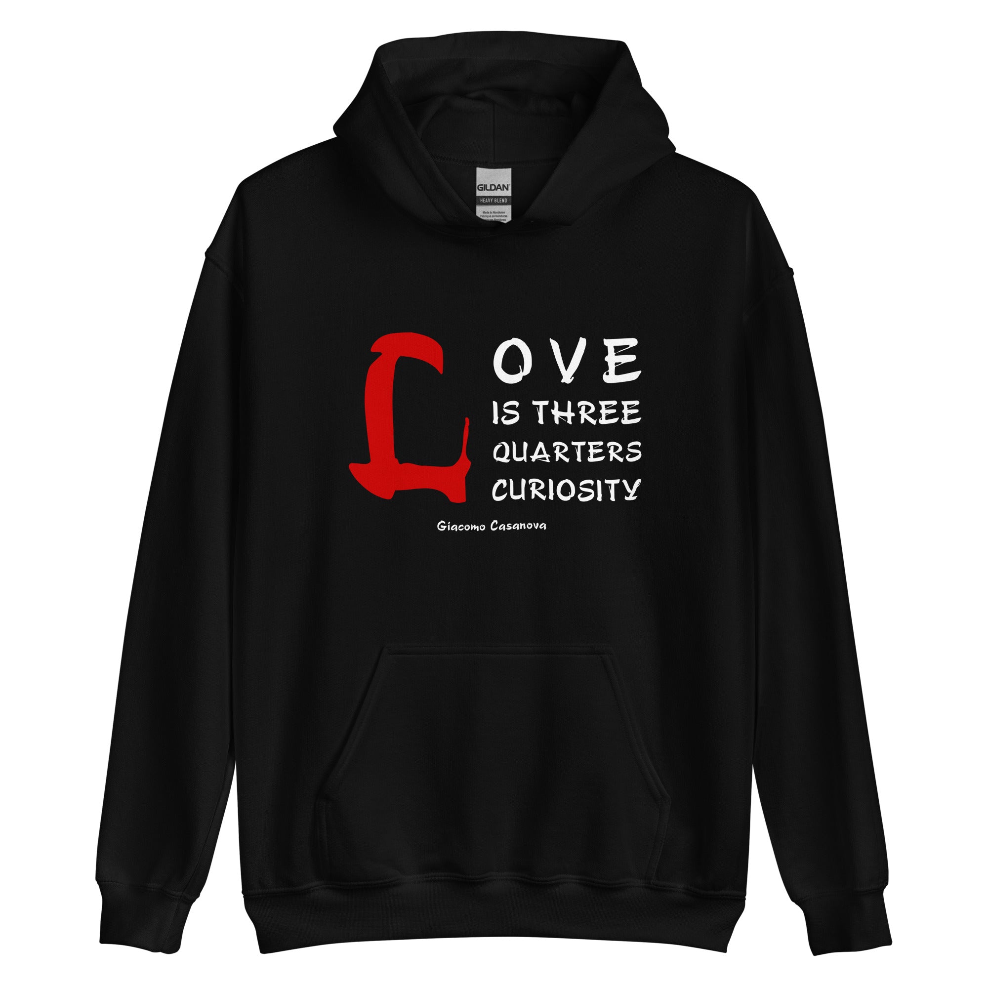 Unisex Hoodie - Giacomo Casanova Quotes