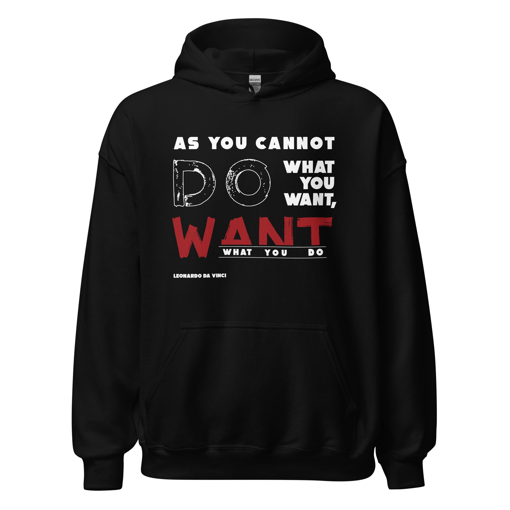 Unisex Hoodie - Leonardo da vinci's Quotes