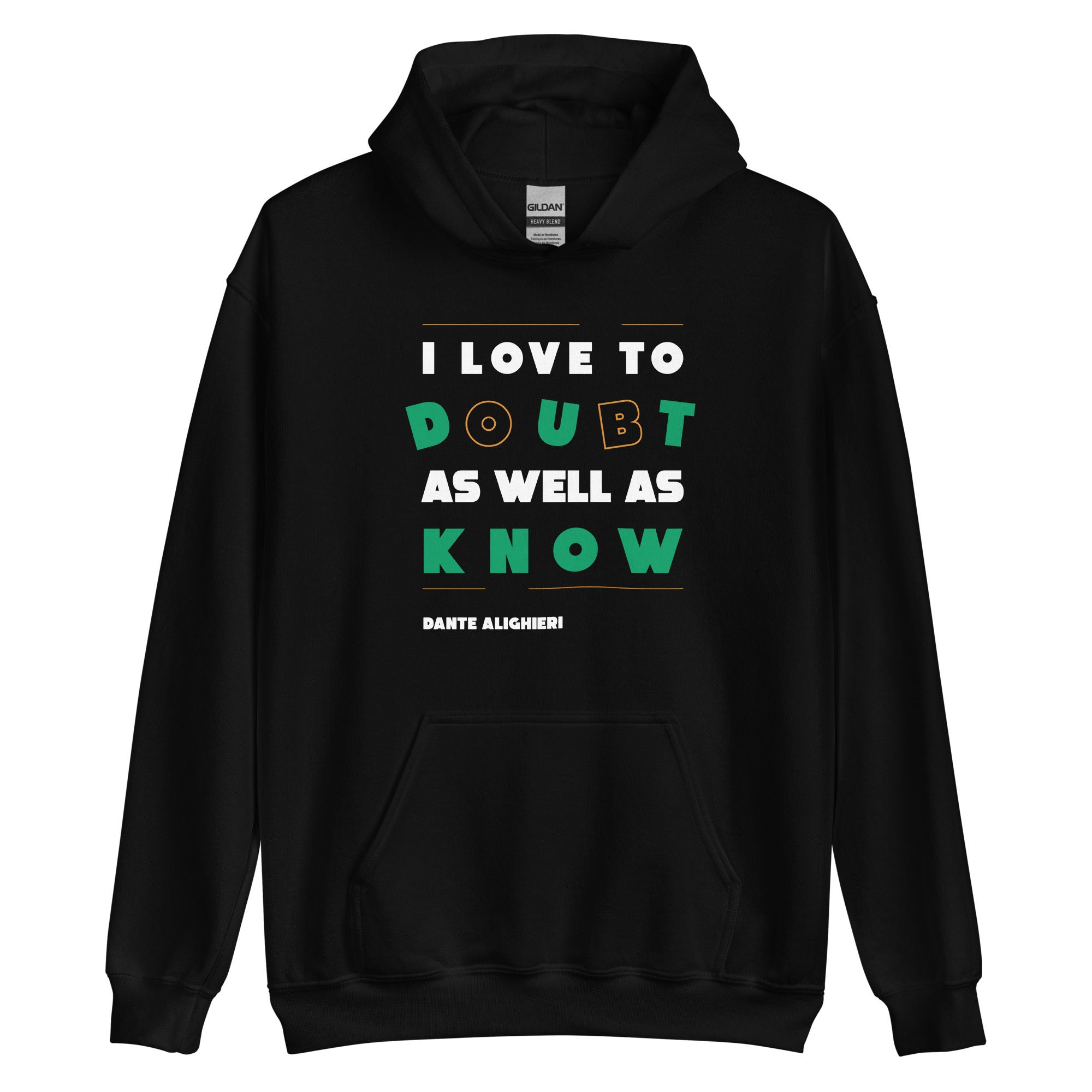 Unisex Hoodie -  Dante Alighieri's Quotes