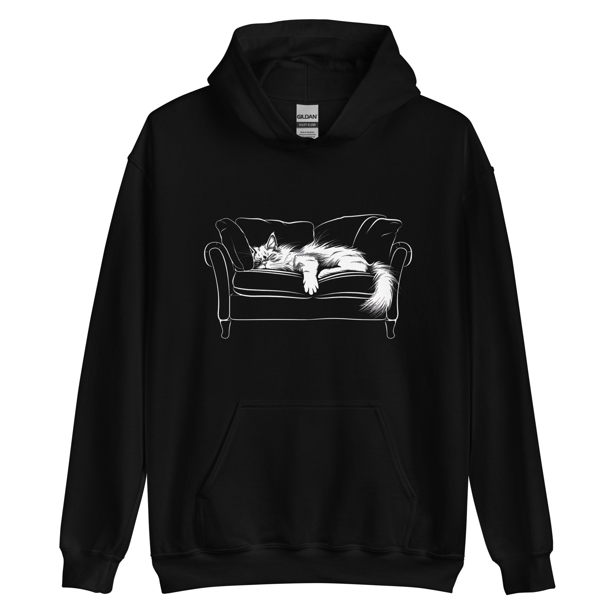 Unisex Hoodie - Cat in a Cozy Place