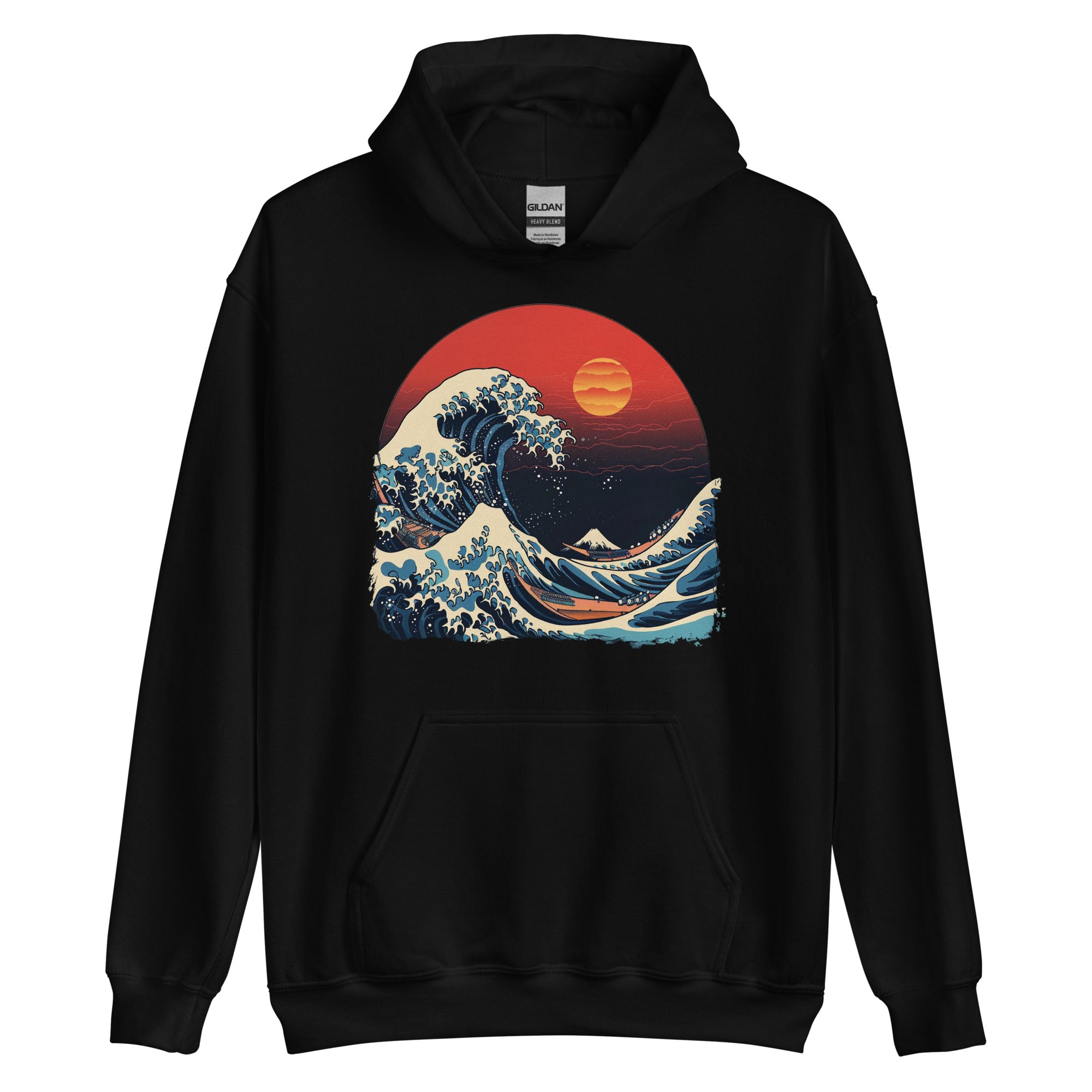 Unisex Hoodie - The Great Wave By Hokusai