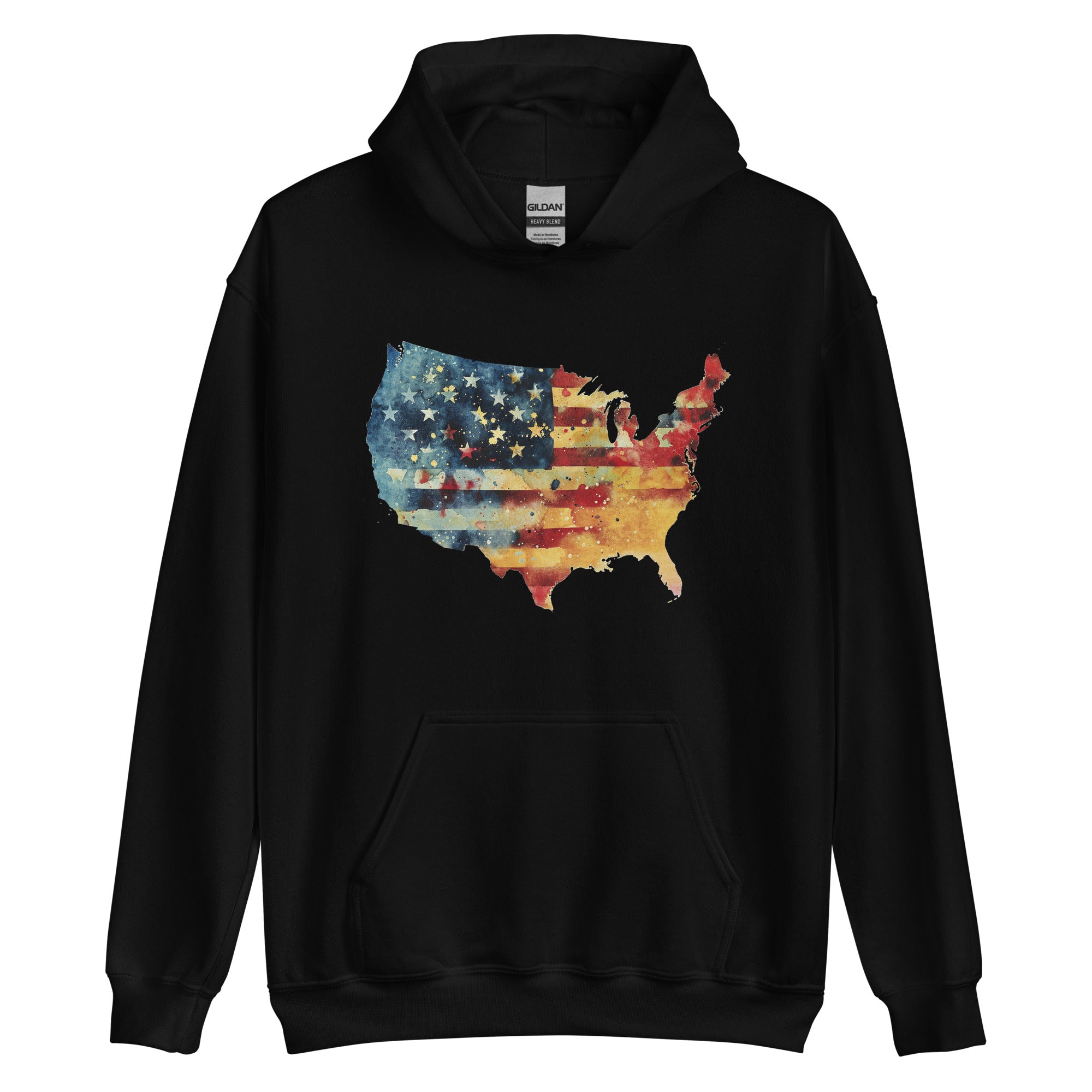 Unisex Hoodie - USA Map