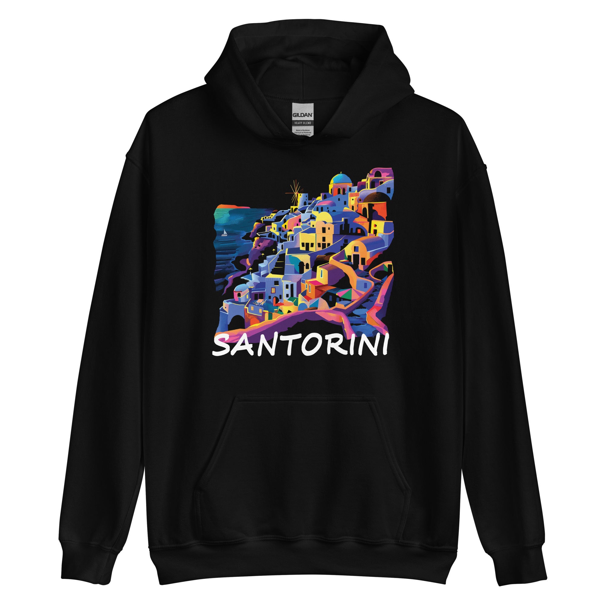 Unisex Hoodie - Santorini Island