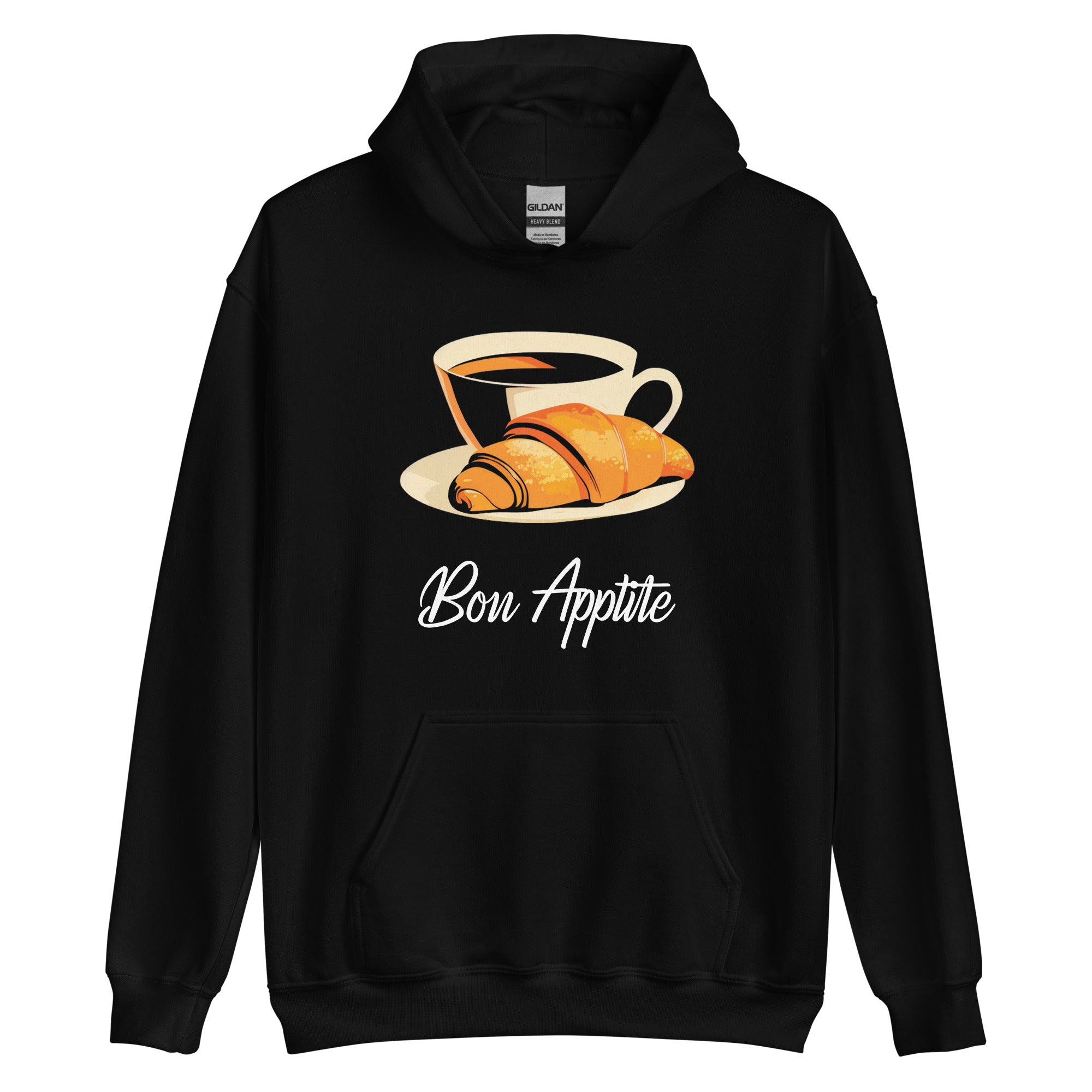 Unisex Hoodie - Coffee And Croissant