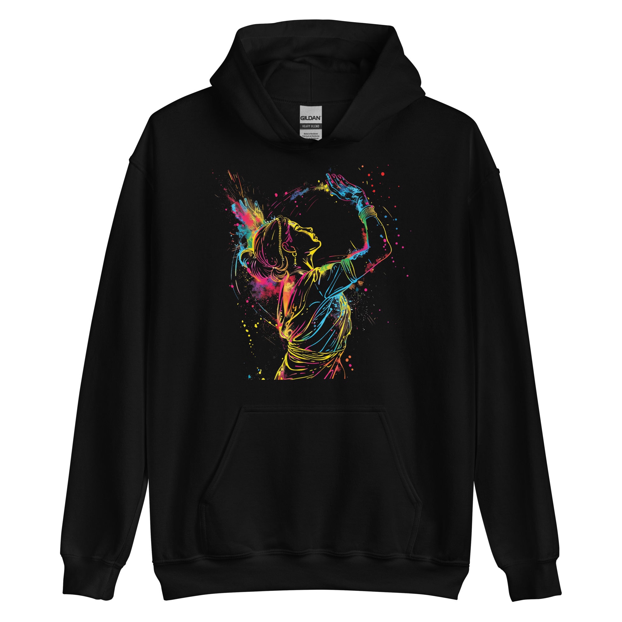 Unisex Hoodie - Indian Woman in Holi Festival