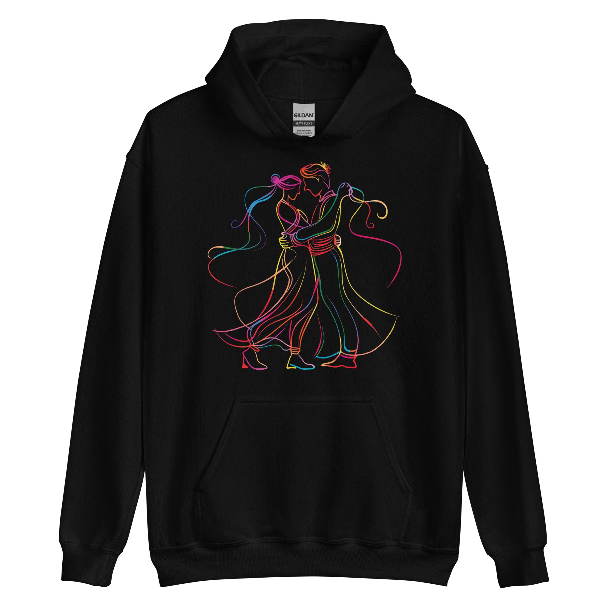 Unisex Hoodie - Line Art Indian Couple