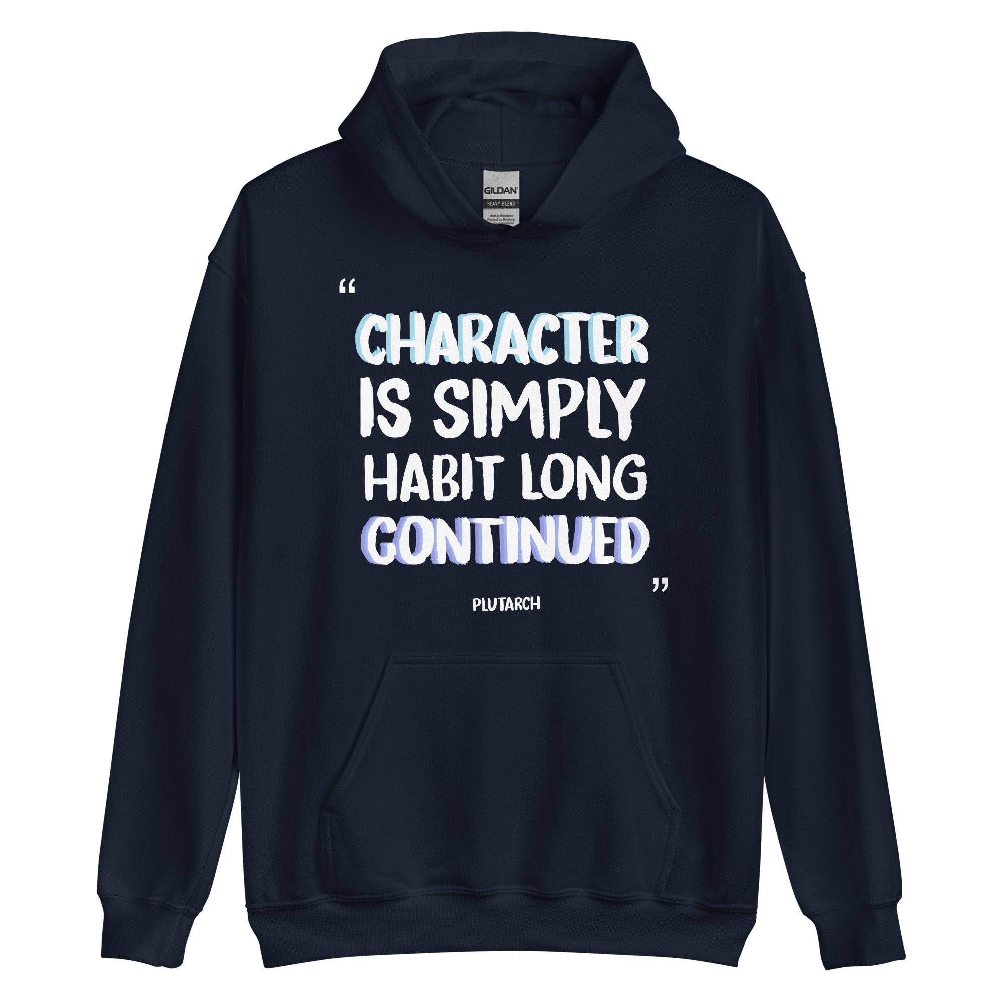 Unisex Hoodie -  Plutarch quotes