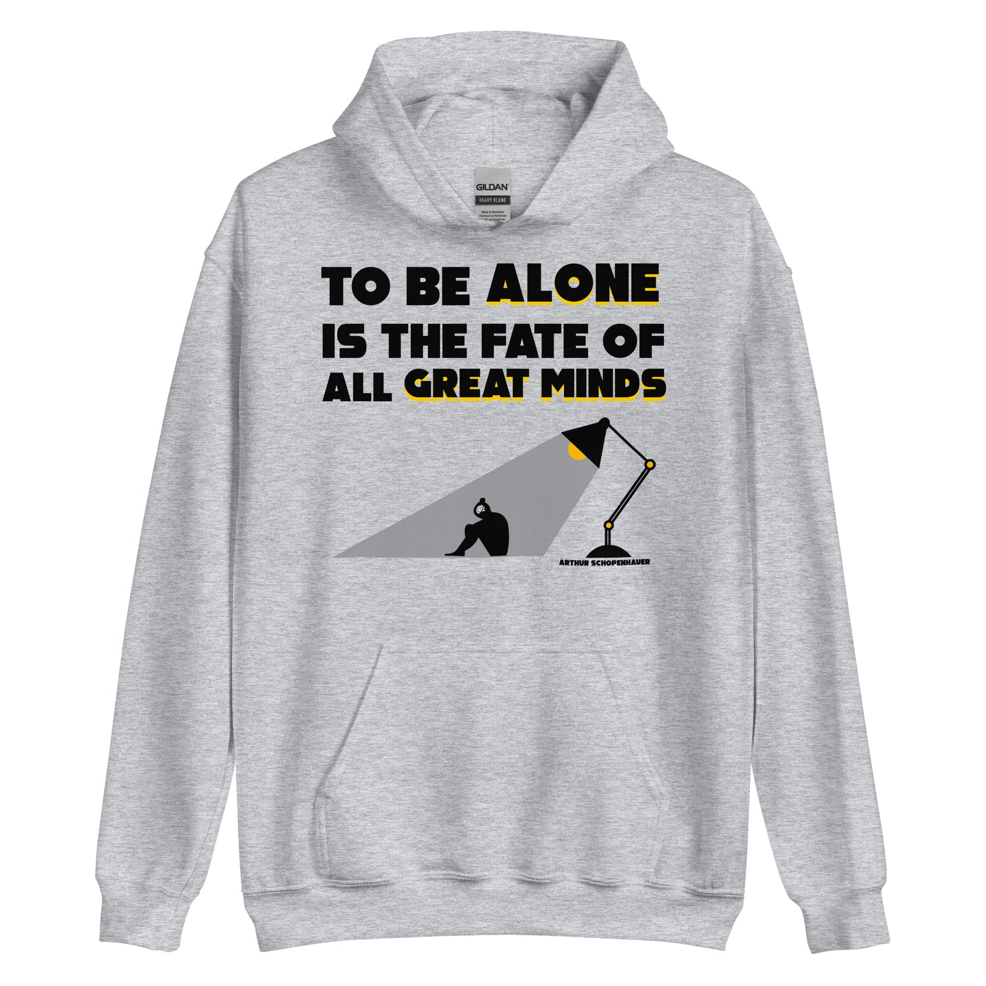 Unisex Hoodie - Arthur Schopenhauer quotes