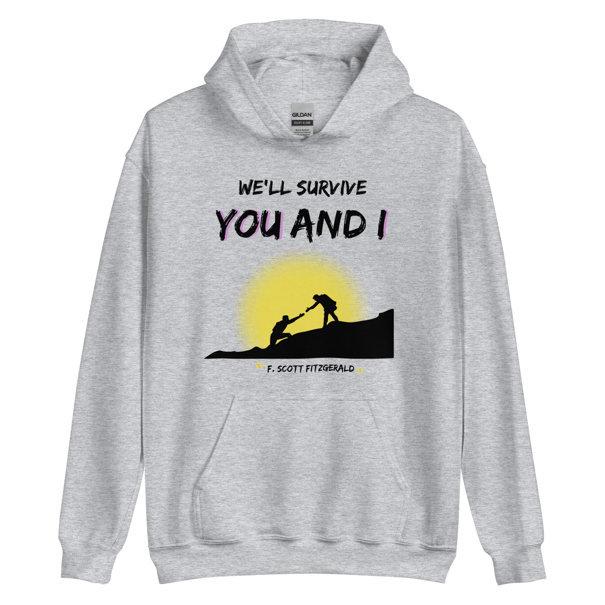 Unisex Hoodie - F. Scott Fitzgerald quotes