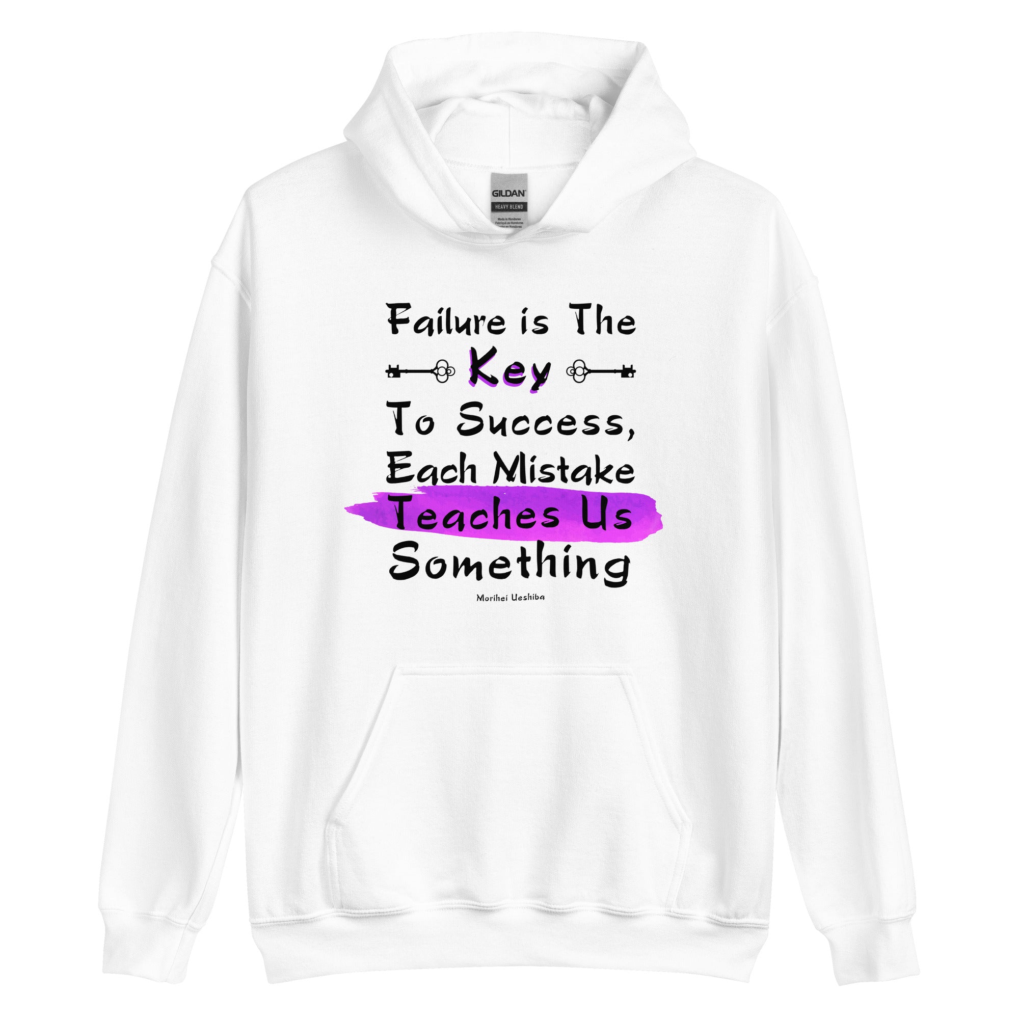 Unisex Hoodie - Morihei Ueshiba quotes