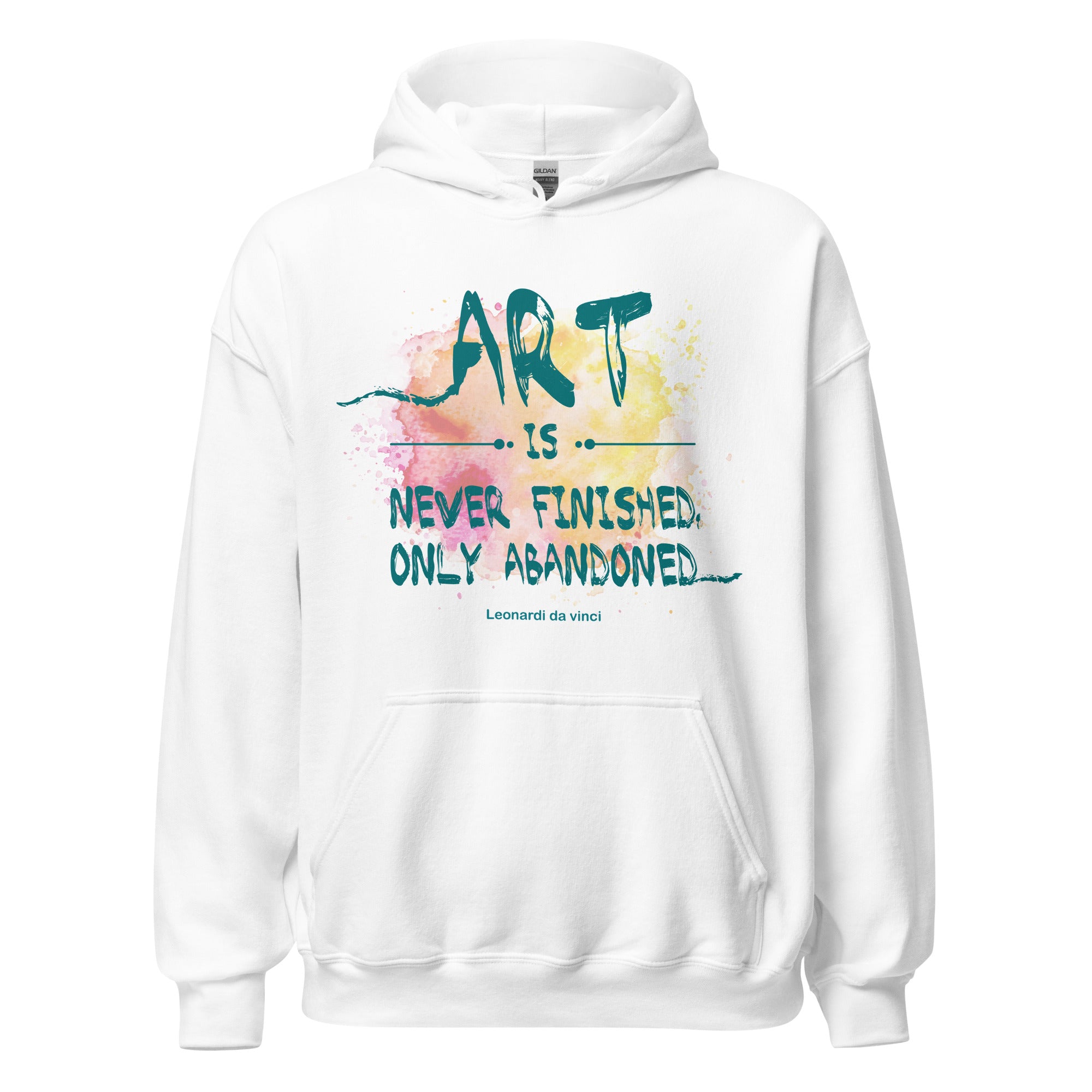 Unisex Hoodie - Leonardo da vinci's Quotes