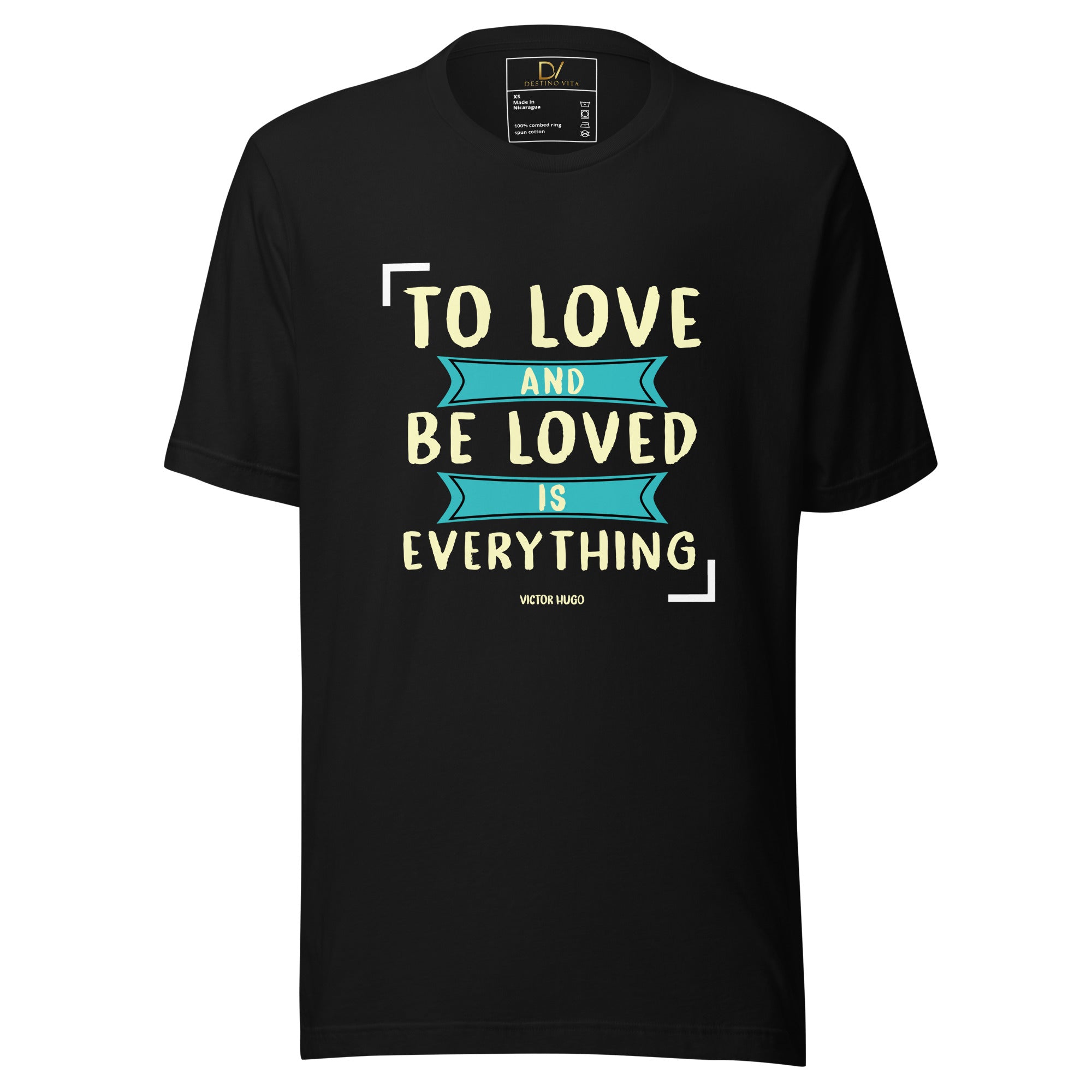 Unisex t-shirt - Victor Hugo quotes