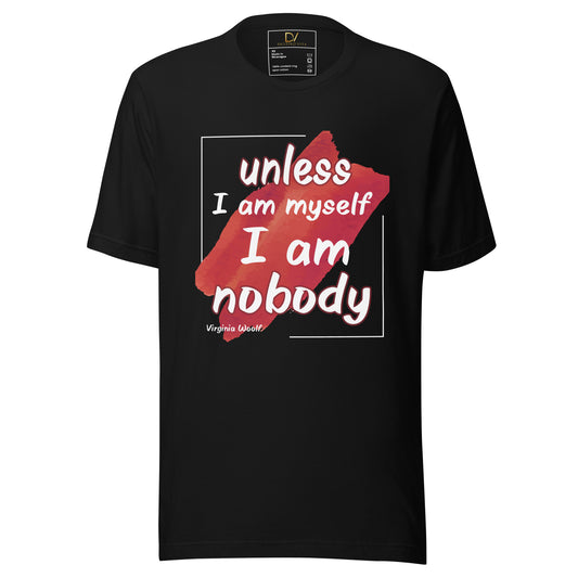 Unisex t-shirt -  Virginia Woolf quotes