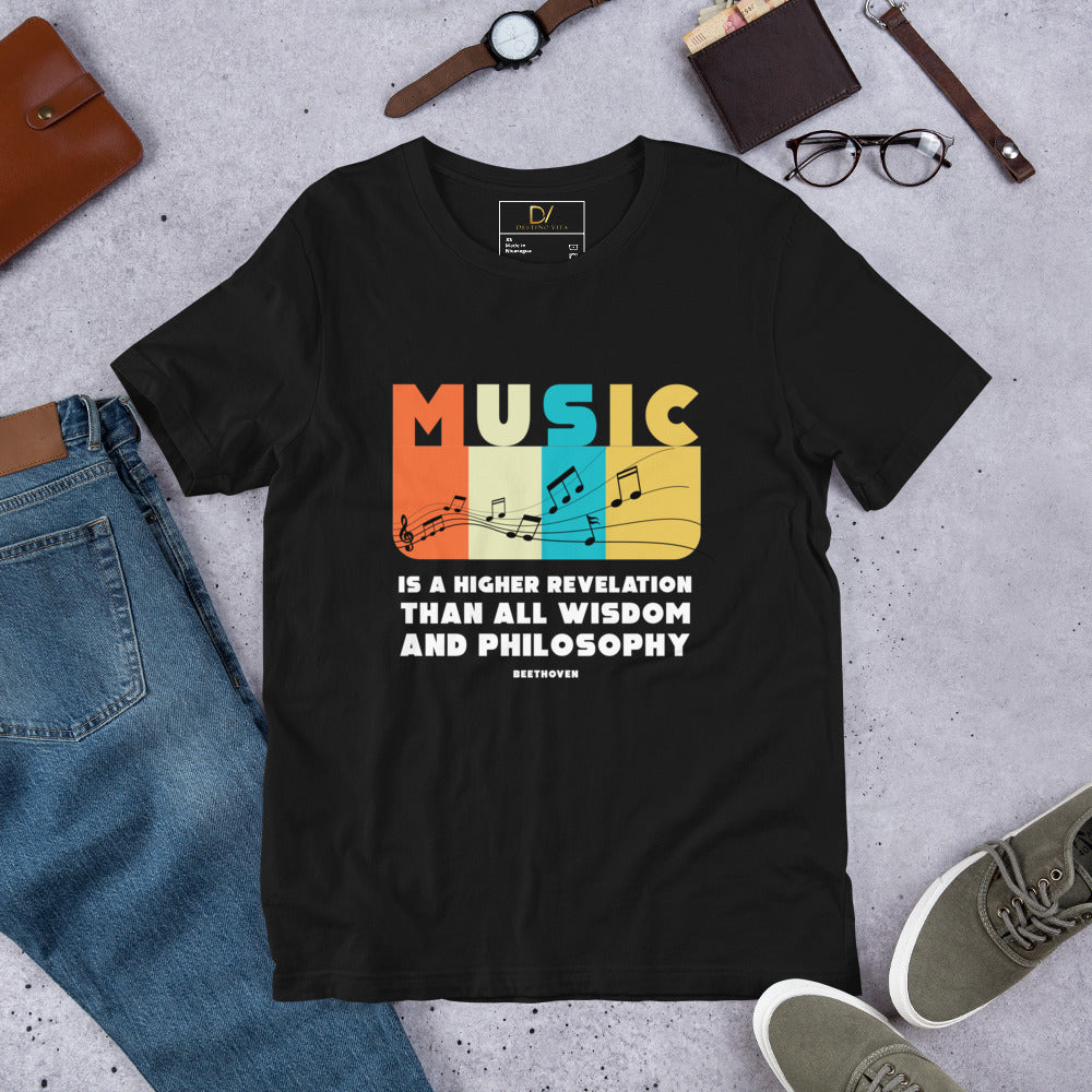Unisex t-shirt - Ludwig van Beethoven quotes