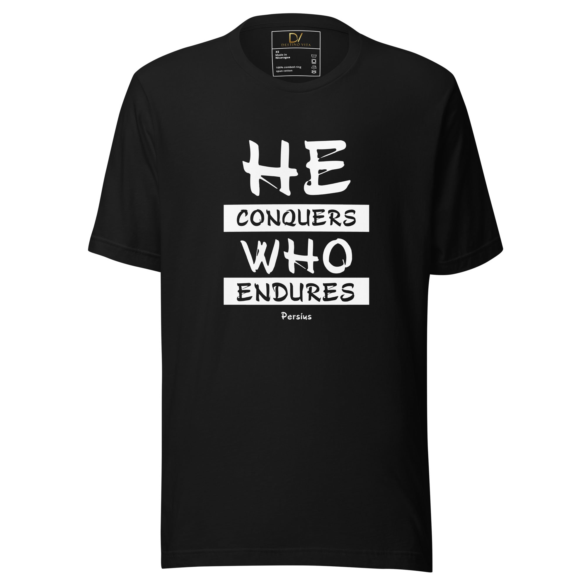 Unisex t-shirt - Persius Quotes