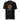 A black unisex t-shirt with a design of a Simit, a type of Turkish bread, in the center.