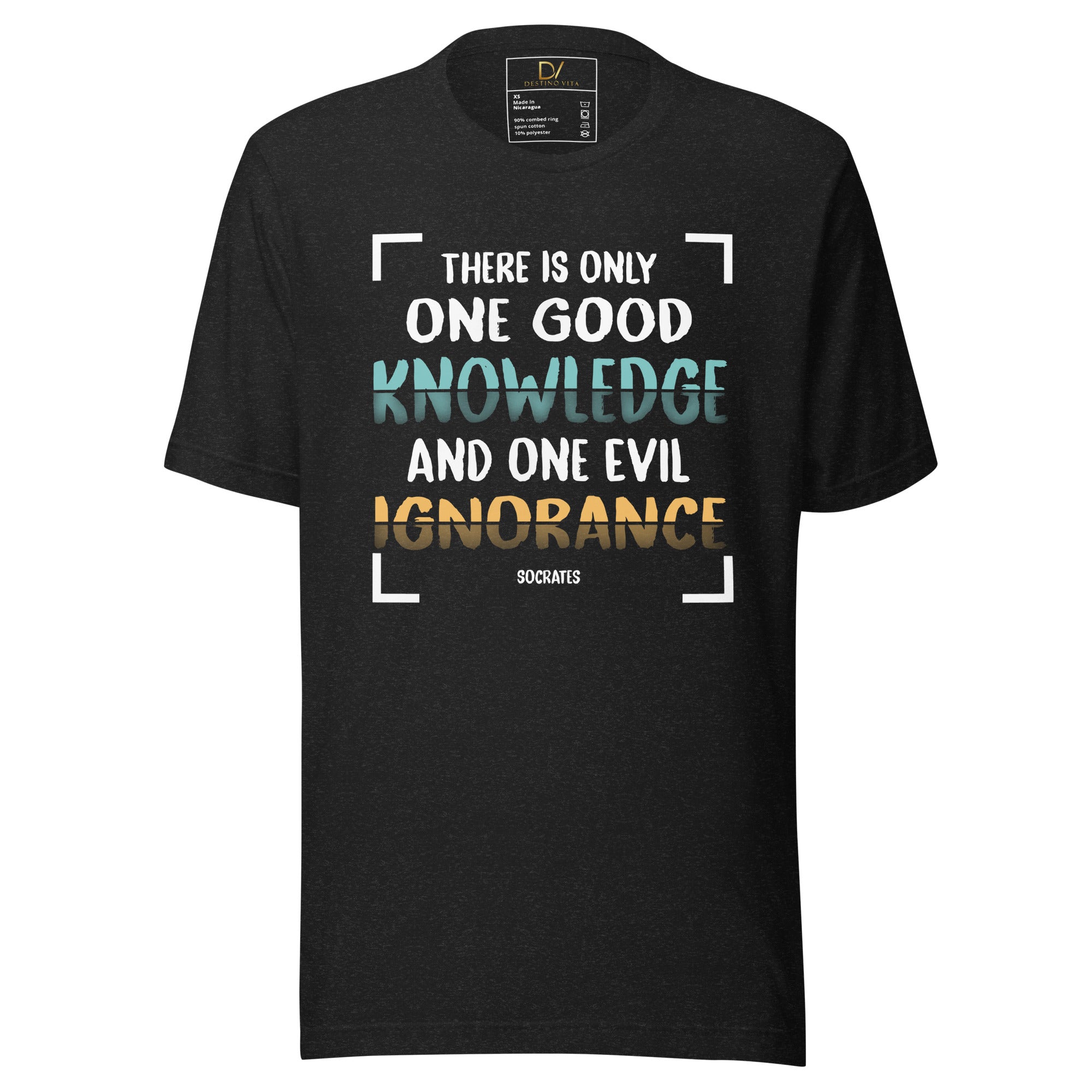 Unisex t-shirt - Socrates quotes