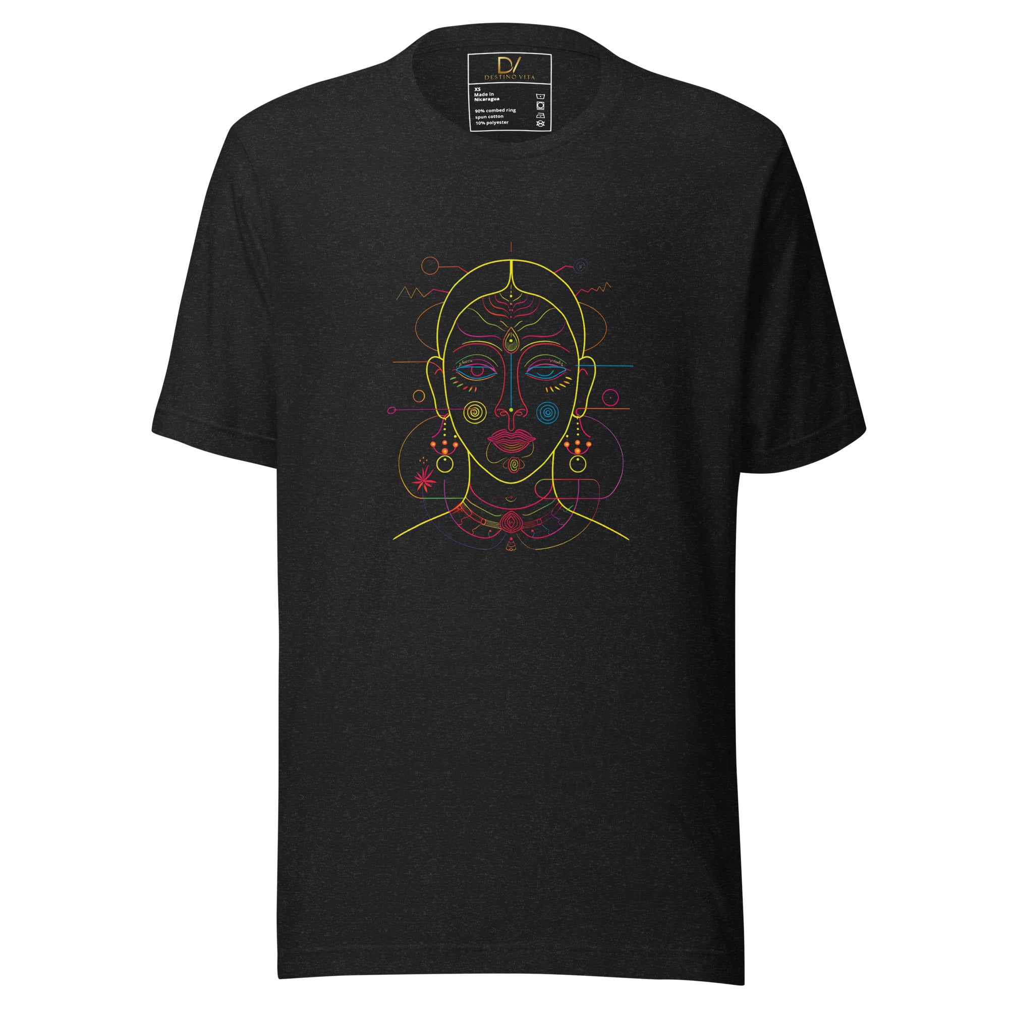 Unisex t-shirt - Line Art Indian Woman