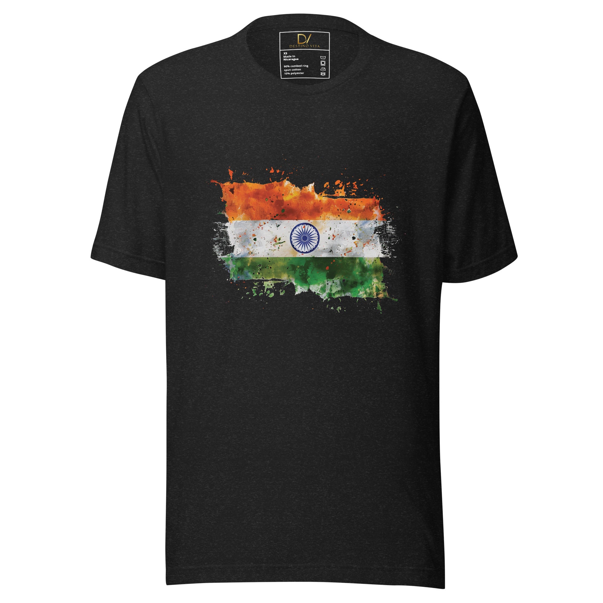 Unisex t-shirt - Watercolor Flag of India