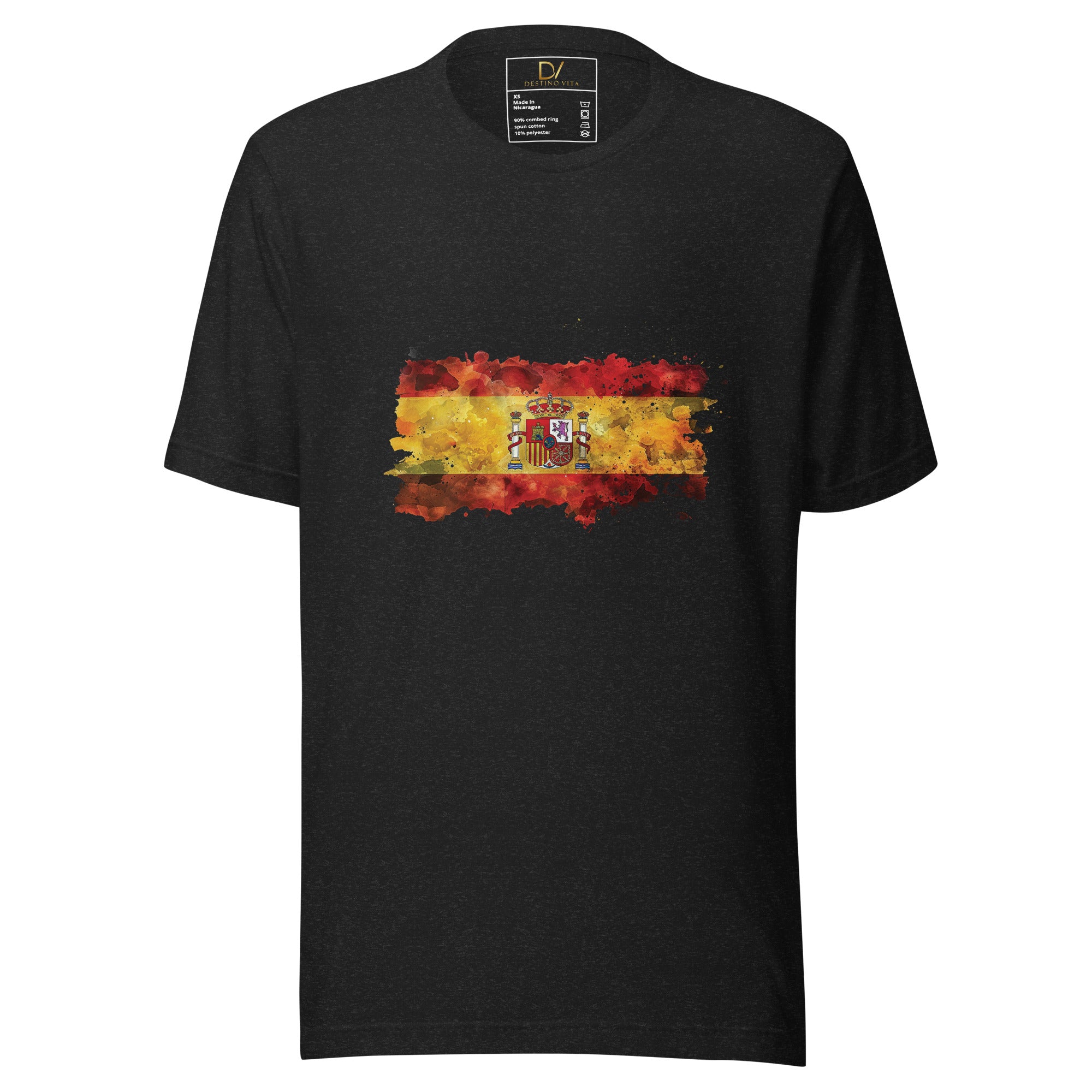 Unisex t-shirt - Watercolor Flag of Spain