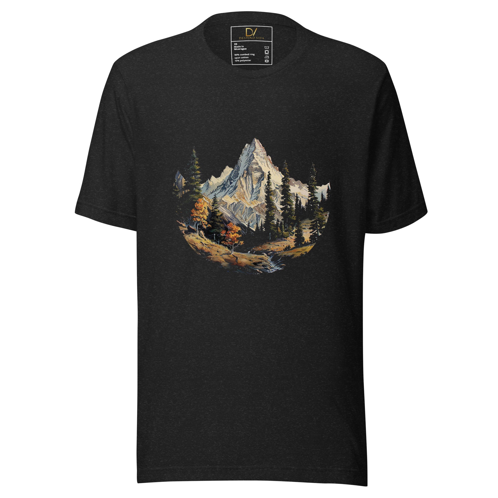 Unisex t-shirt - K2 Mountain with trees